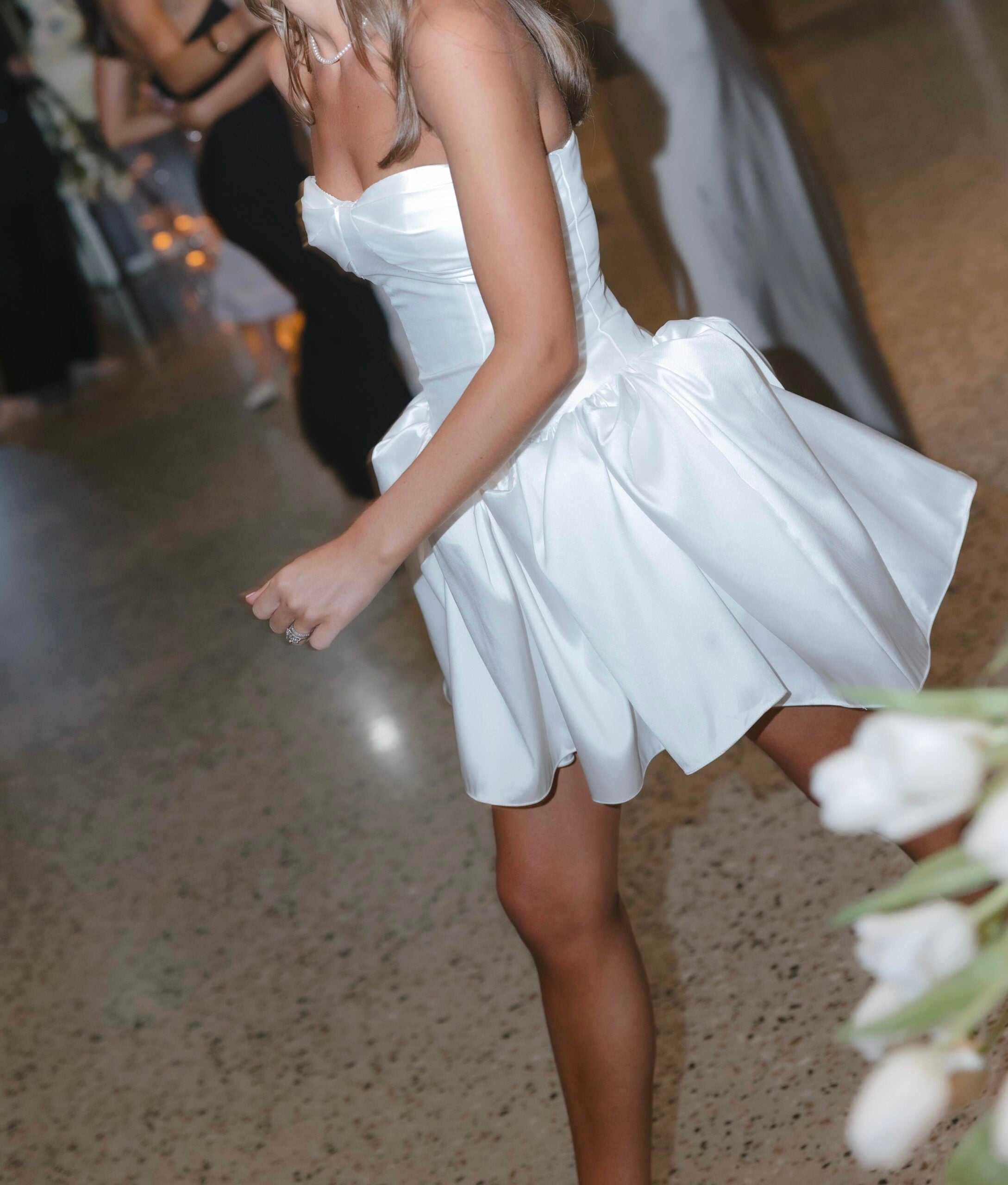 Aston bridal lulu mini dress