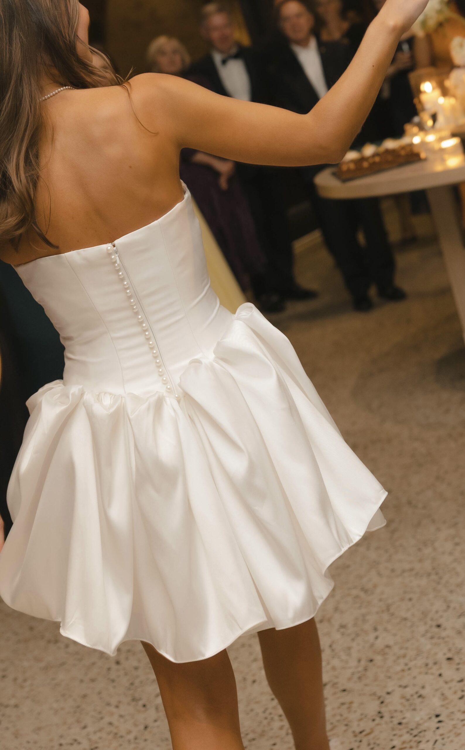 Aston bridal lulu mini dress