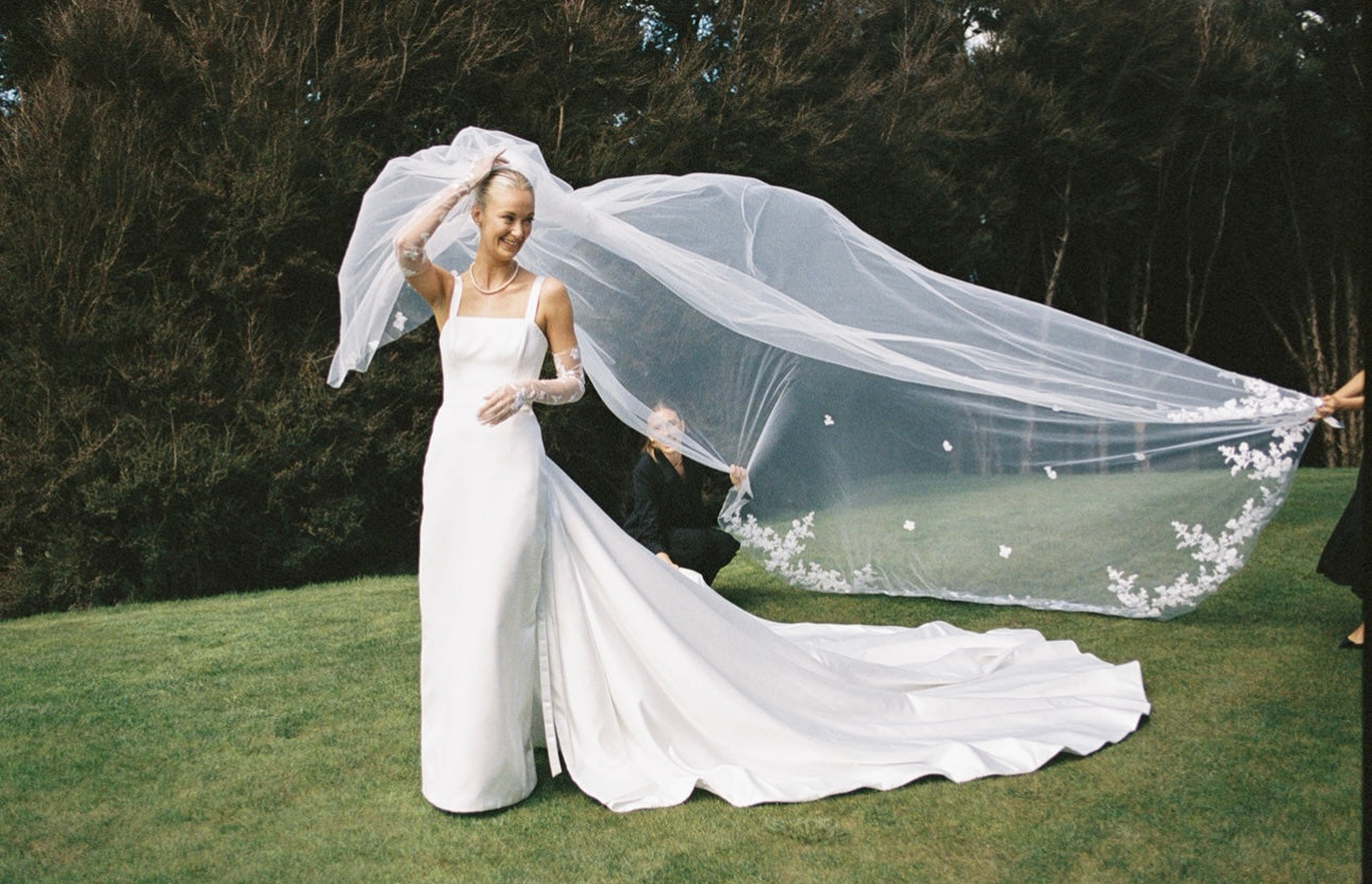 Moira Hughes couture gown
