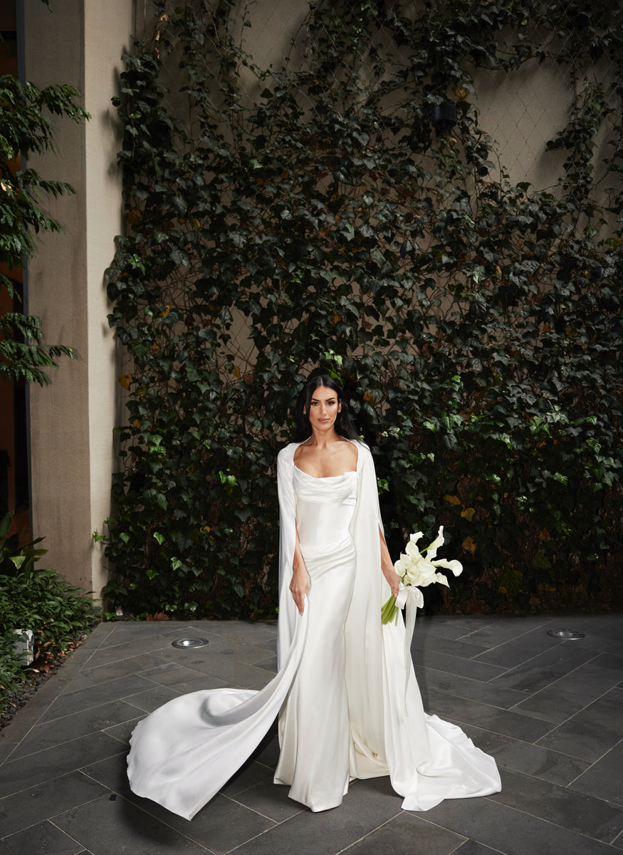 Holly Butler Custom Corset & Cape Gown