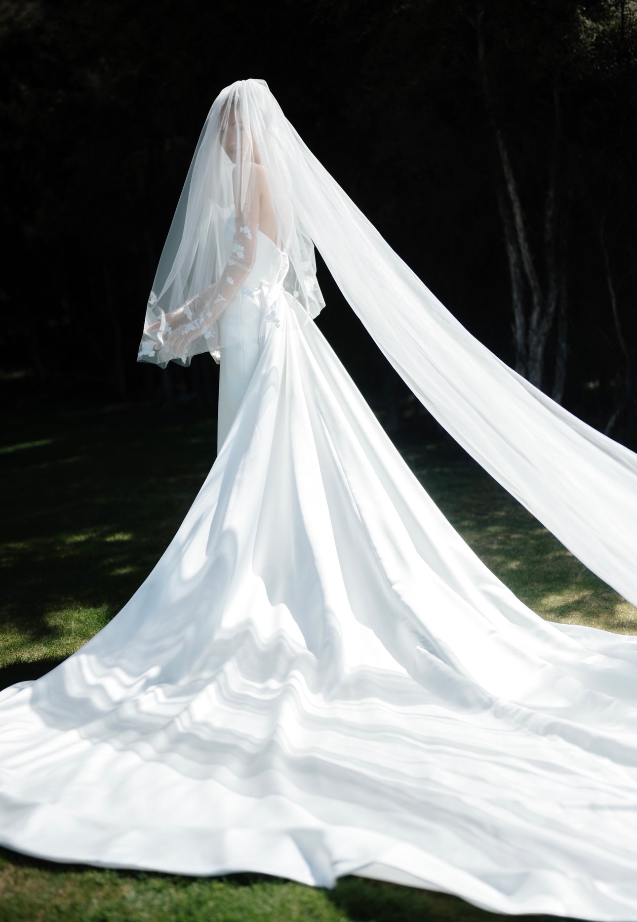 Moira Hughes couture gown