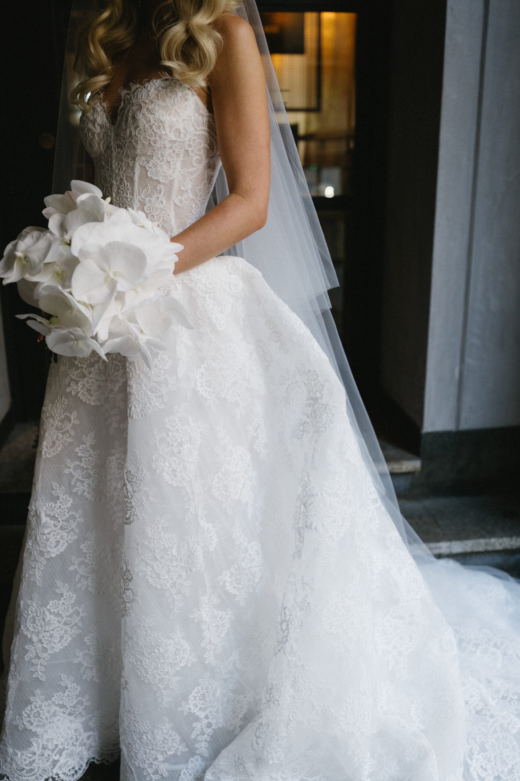 Monique Lhuillier Fleur de Lis Gown Size 4