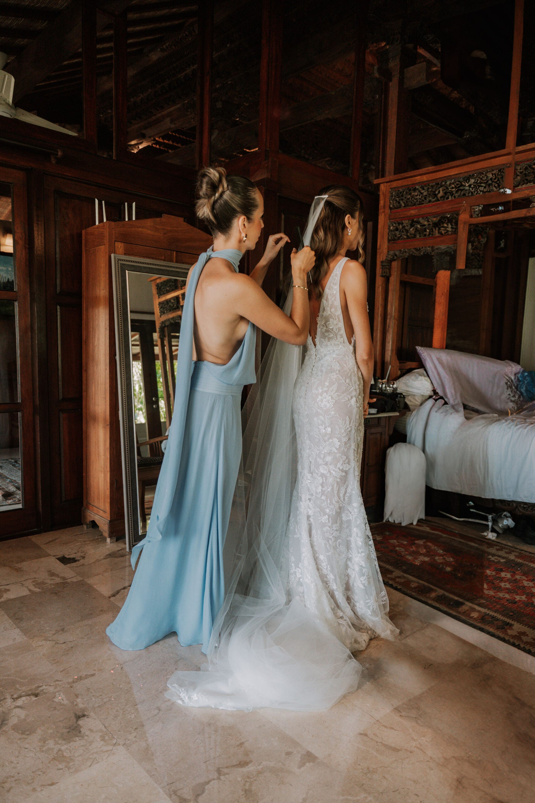 Custom couture gown by Breeanna Maree