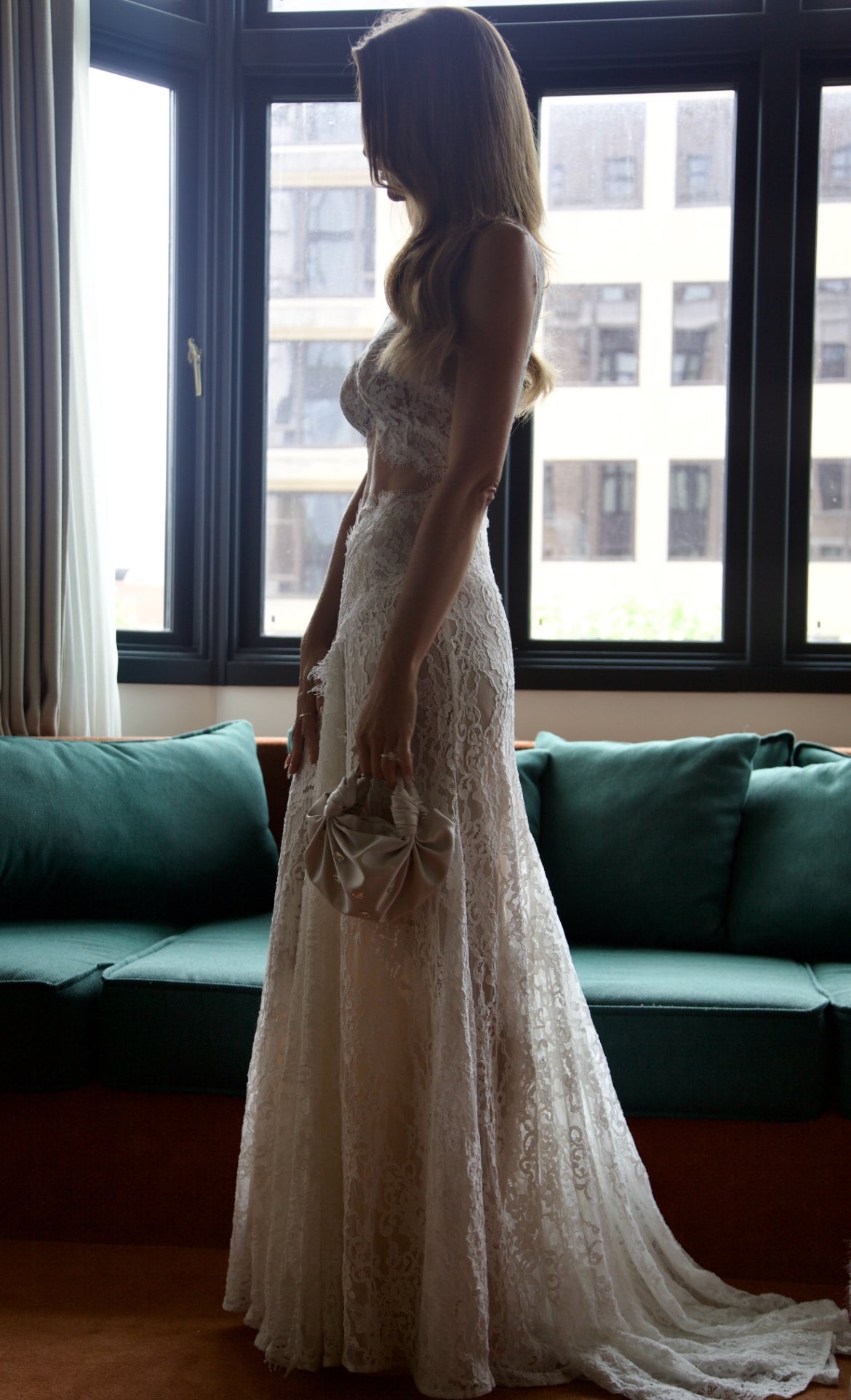 Bronx and Banco Naia Lace Gown