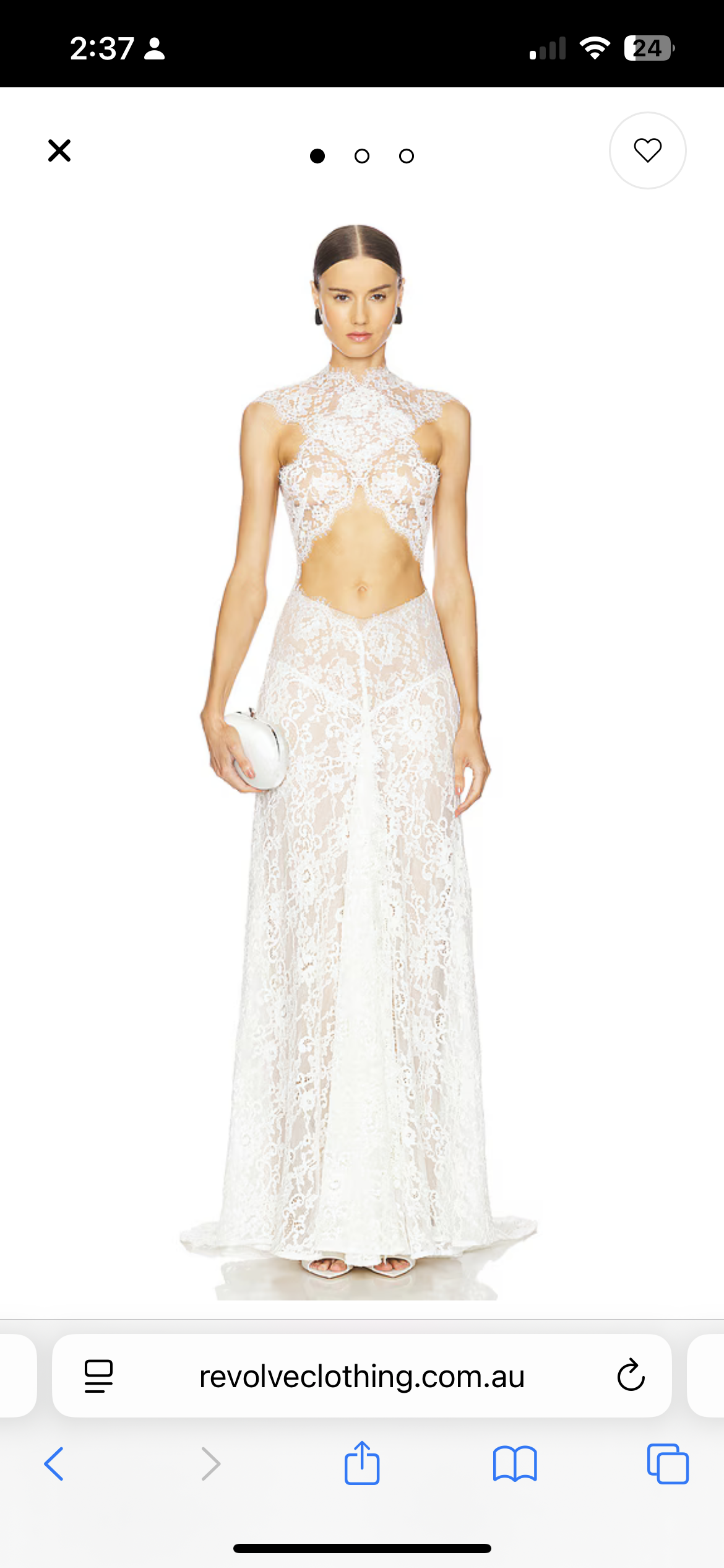 Bronx and Banco Naia Lace Gown