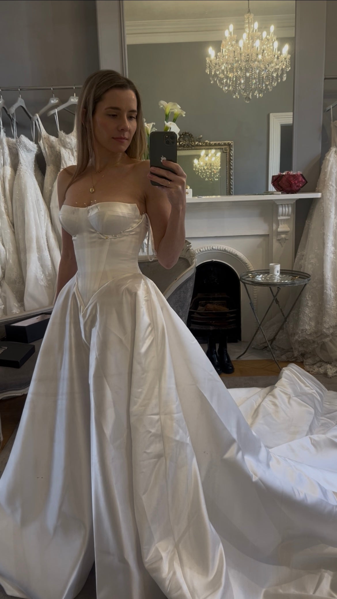 Pallas Couture Privee Custom Vivienne Gown in Silk