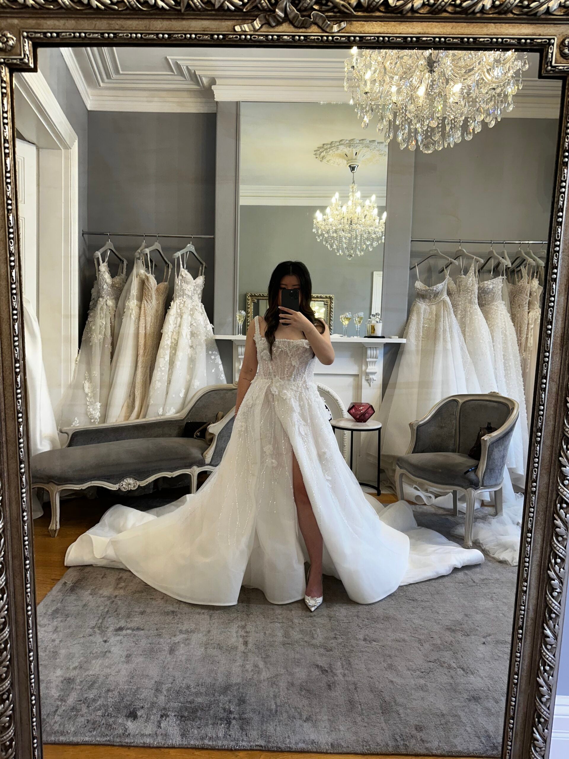 Pallas Couture Gown and Veil