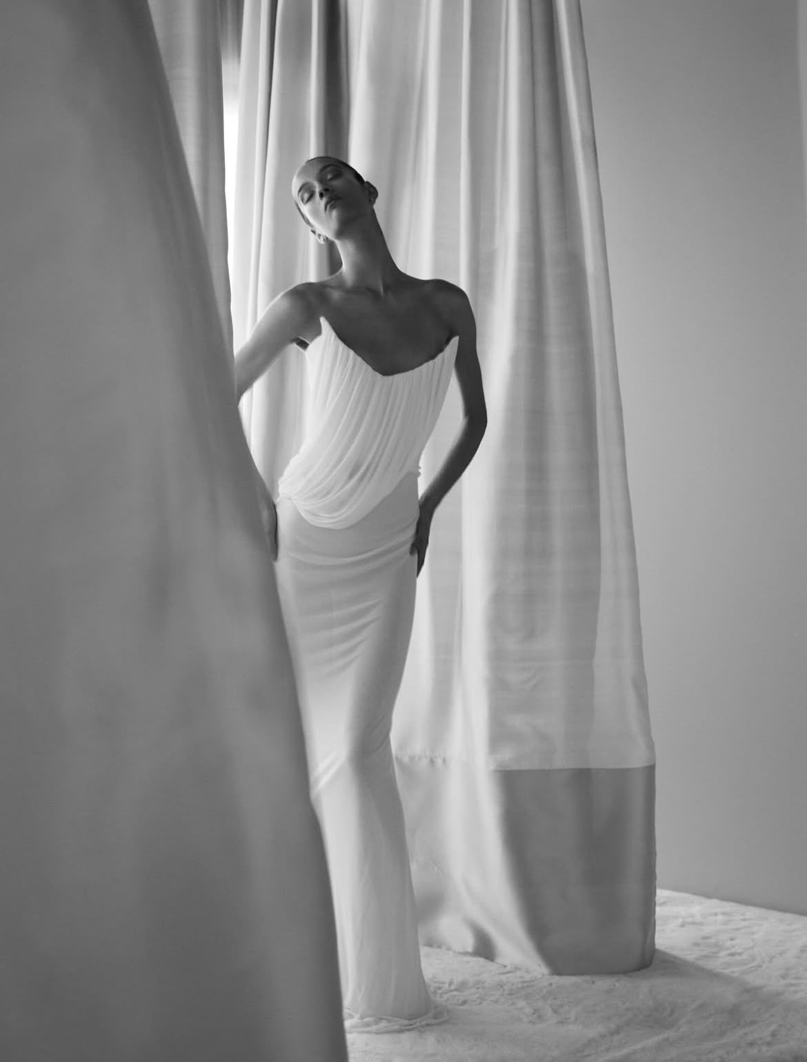 Natural Drape Gown