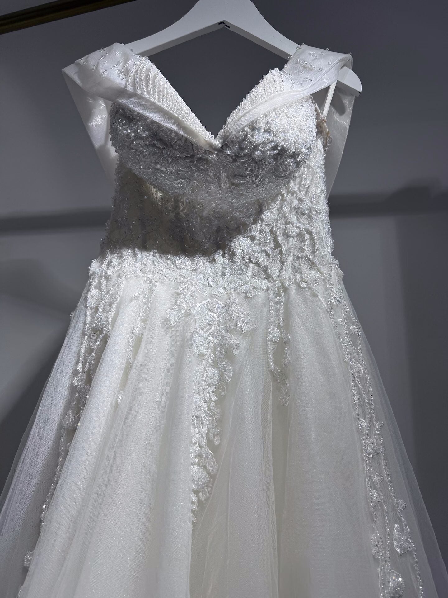 Custom Made Designer Dress With Beading Embroidery