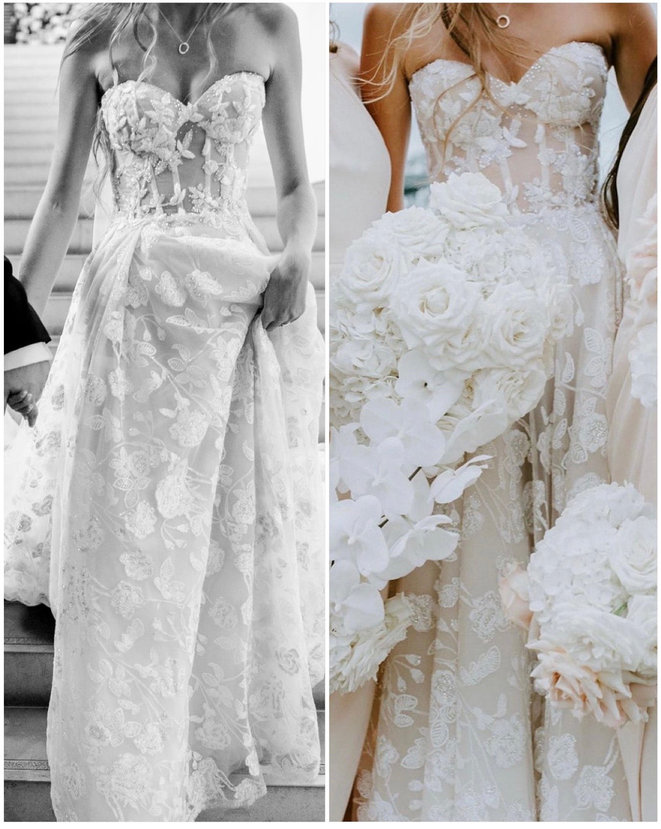 Galia Lahav Georgia + detachable cape