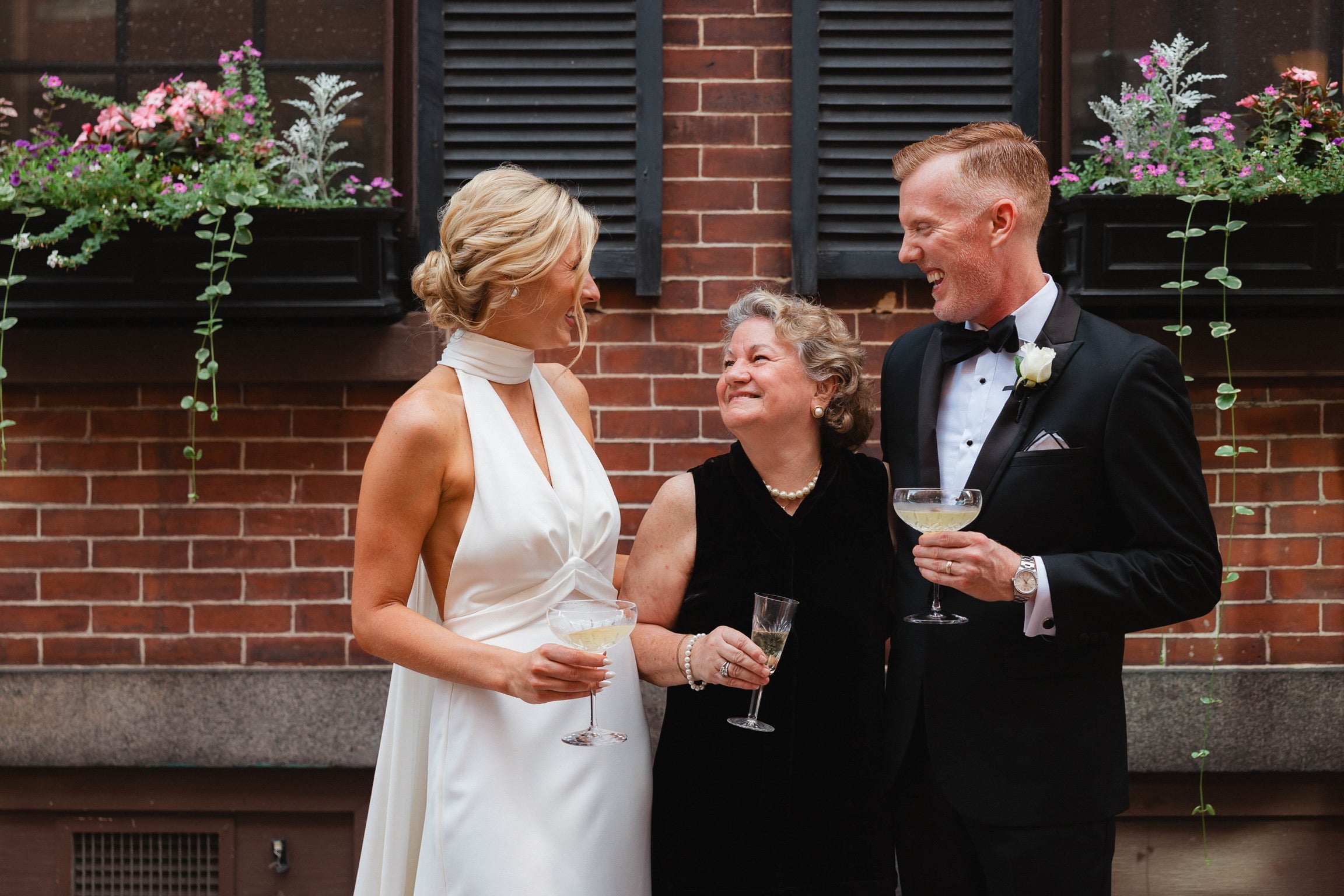 Eva Lendel Rouge Backless Halter Cape Wedding Dress