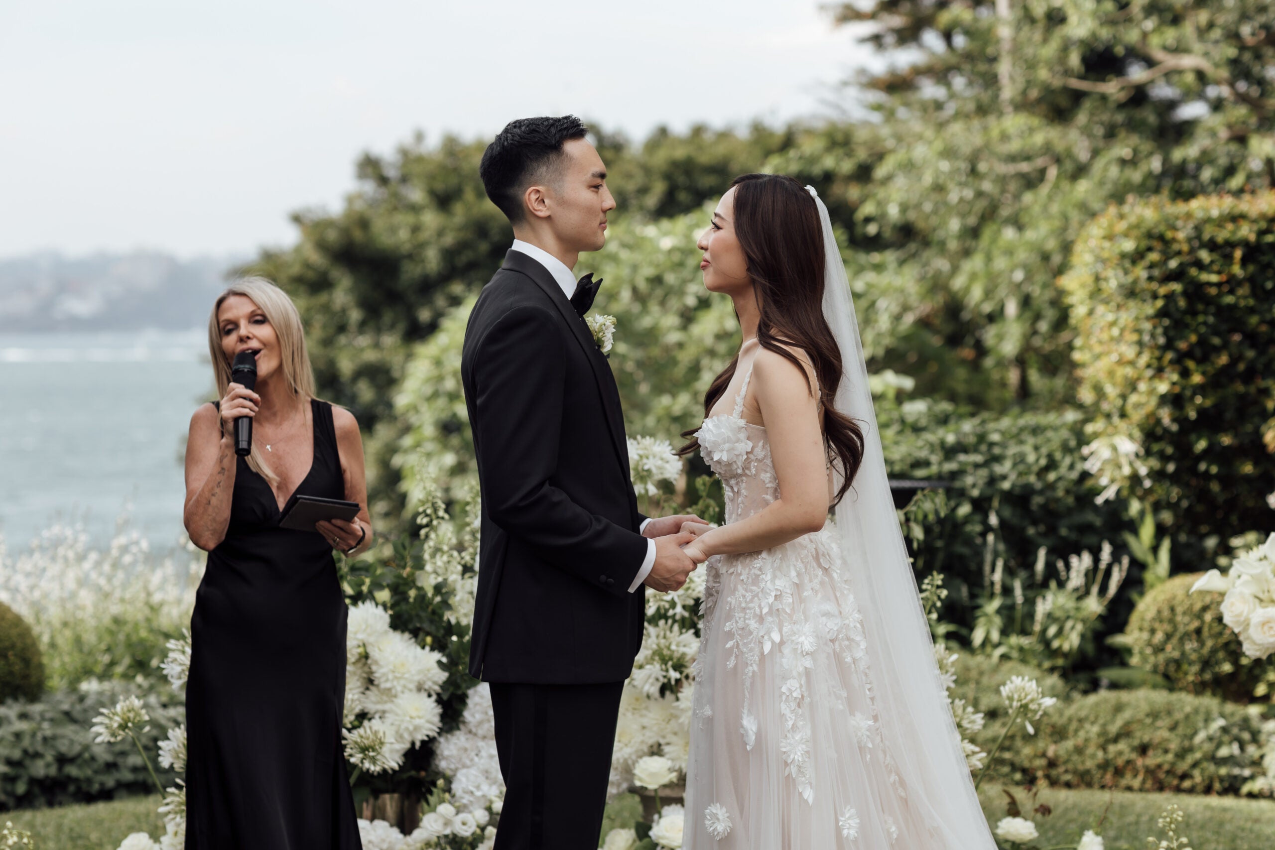 Pallas Couture Positaneese Custom Made Gown and Veil