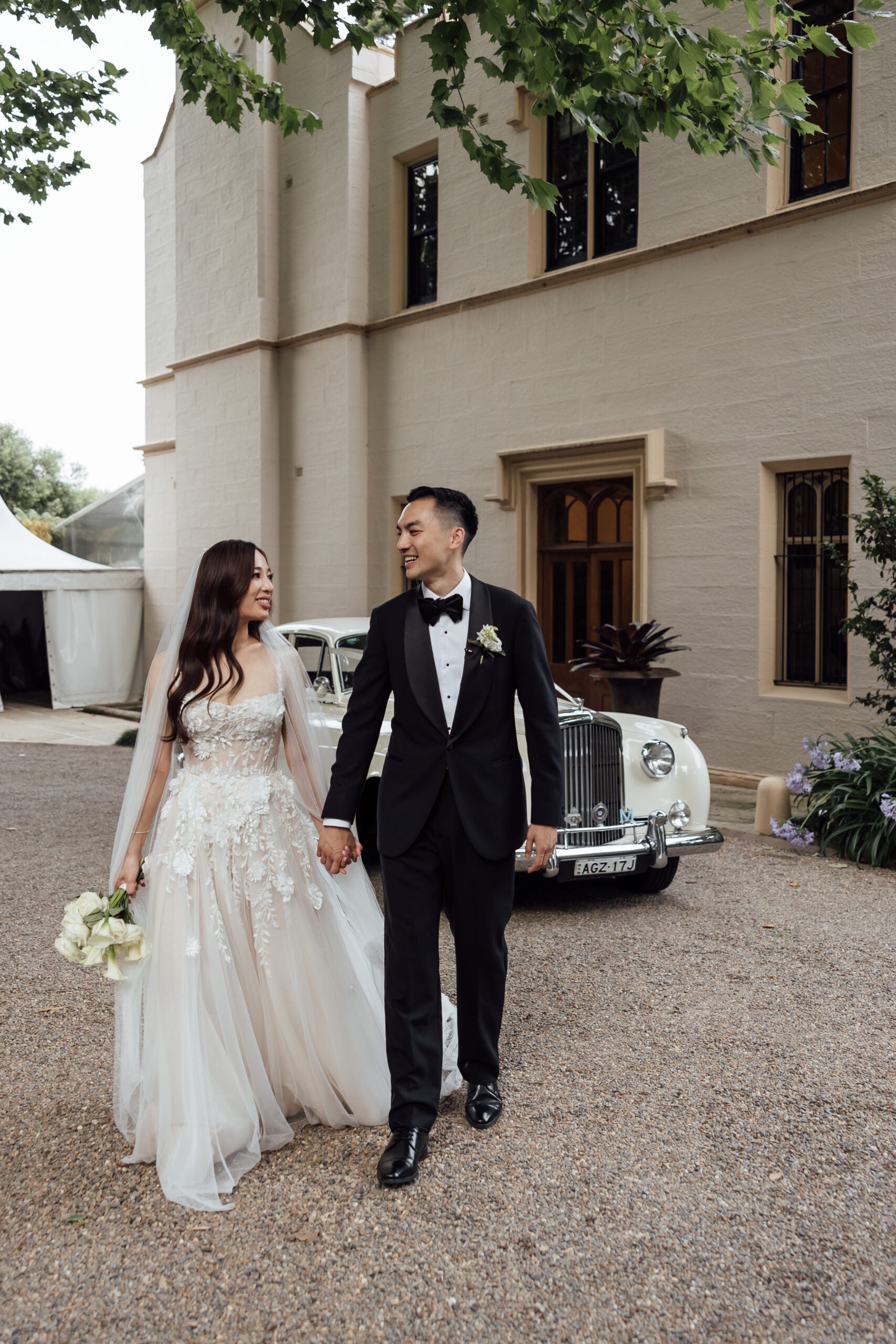 Pallas Couture Positaneese Custom Made Gown and Veil