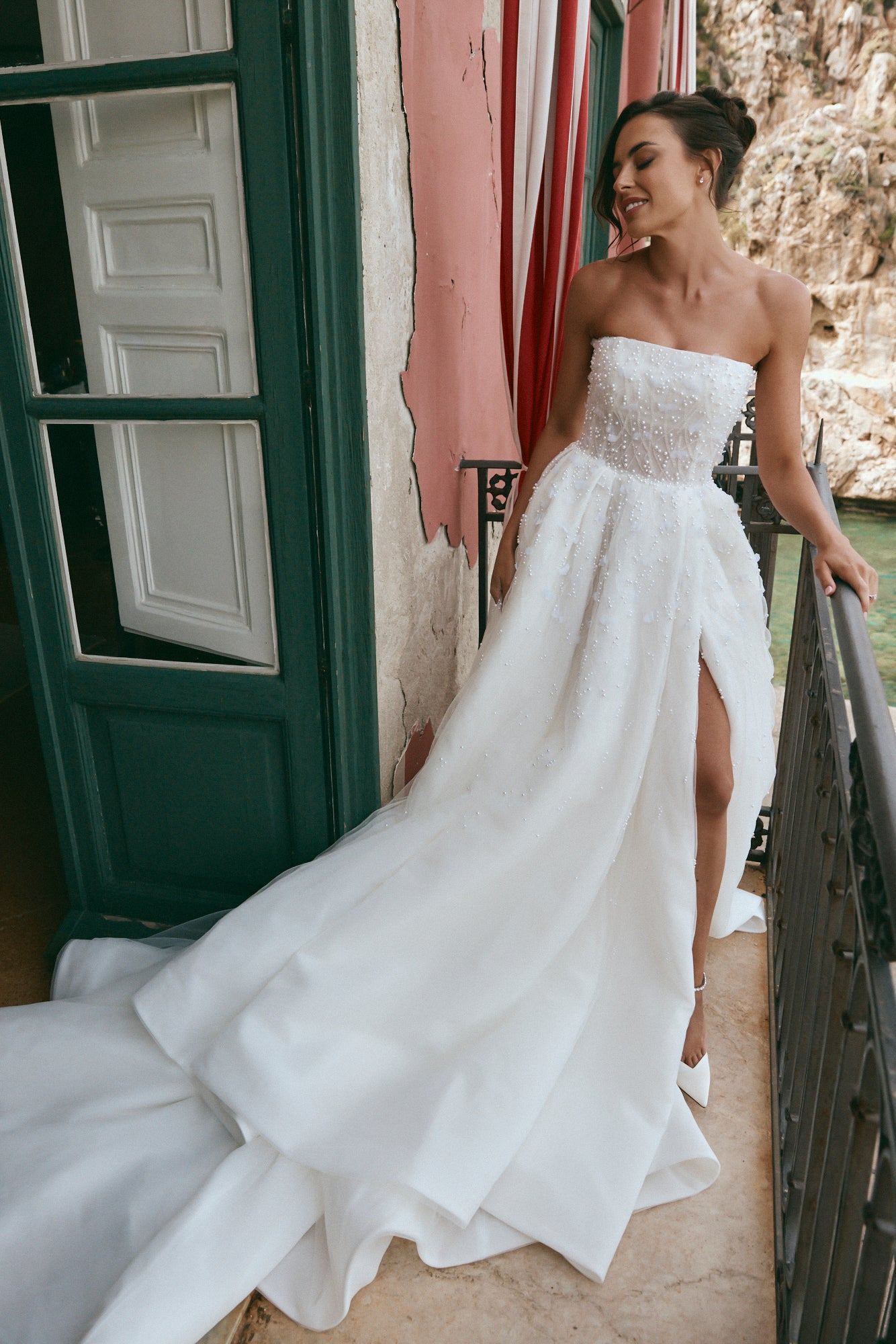 Guipurean Bridal Bespoke Gown + Veil