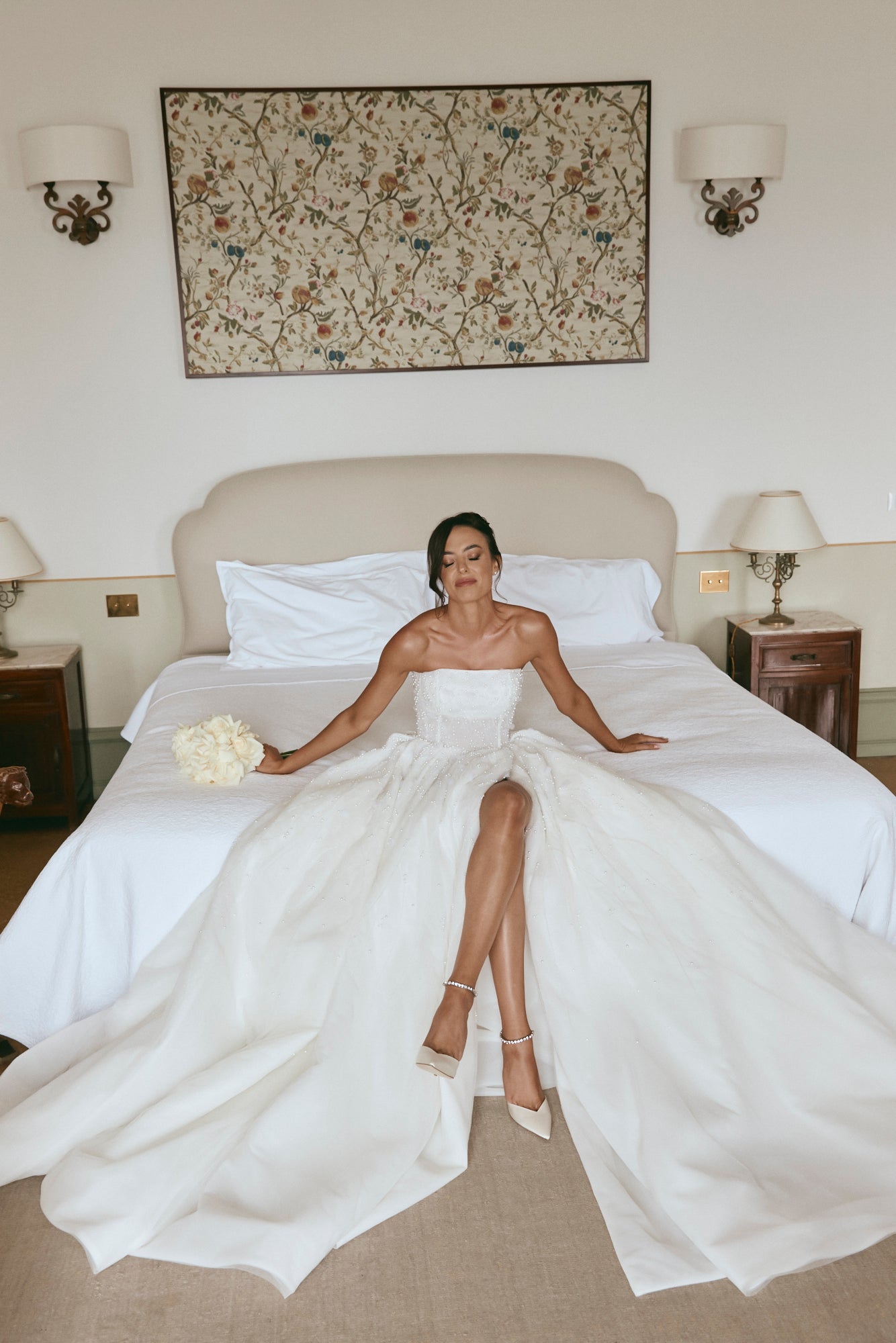Guipurean Bridal Bespoke Gown + Veil
