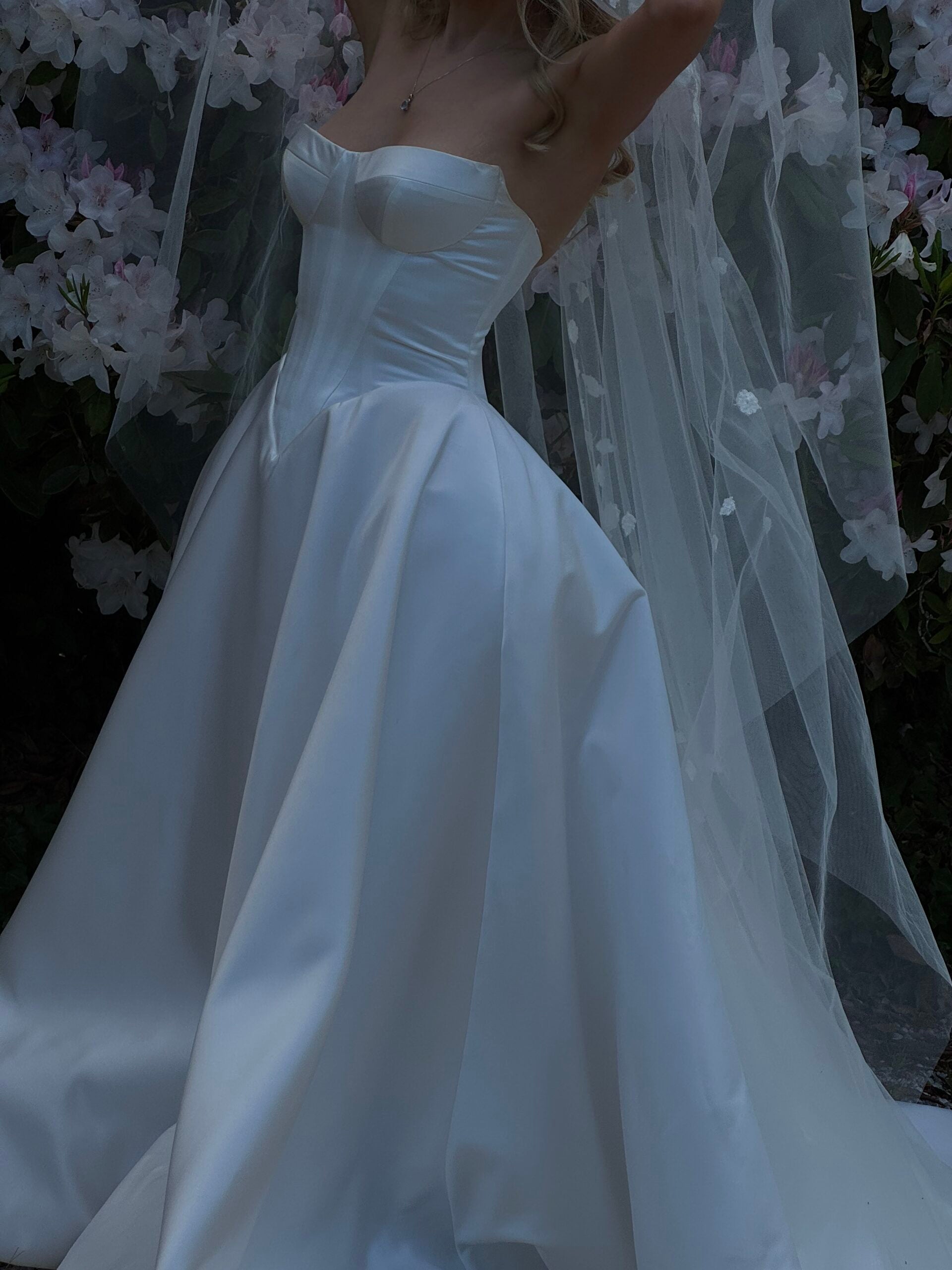 Pallas Couture Privee Custom Vivienne Gown in Silk