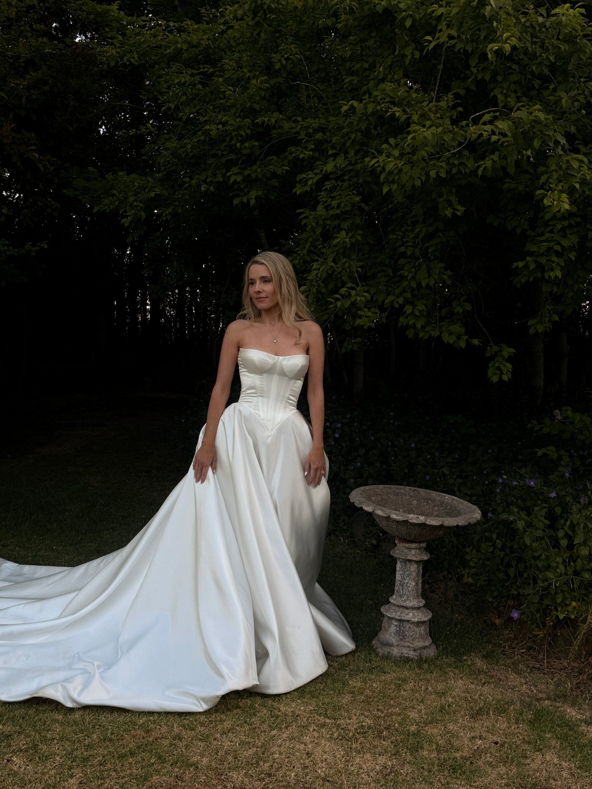 Pallas Couture Privee Custom Vivienne Gown in Silk