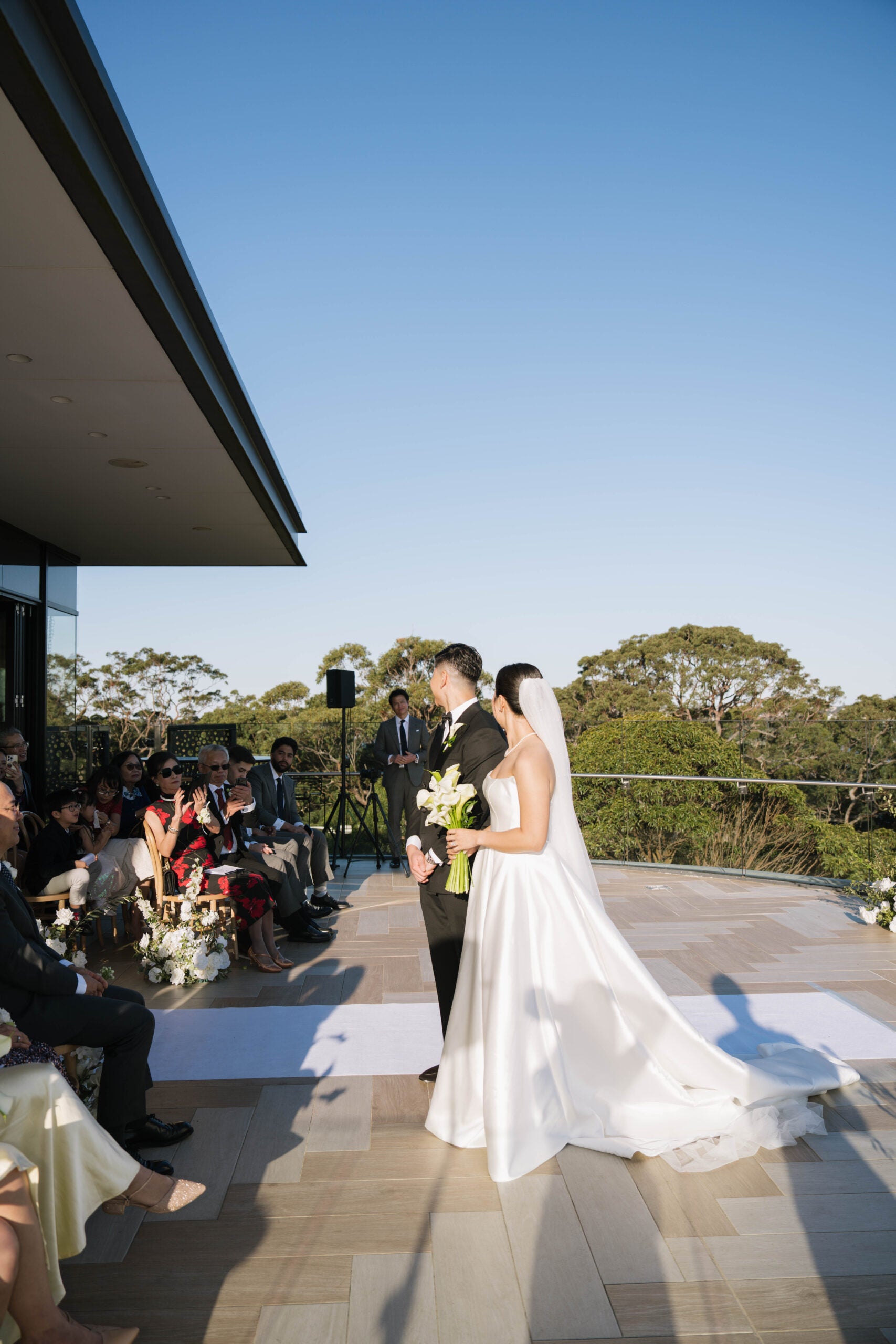 Custom gown by Aston Bridal