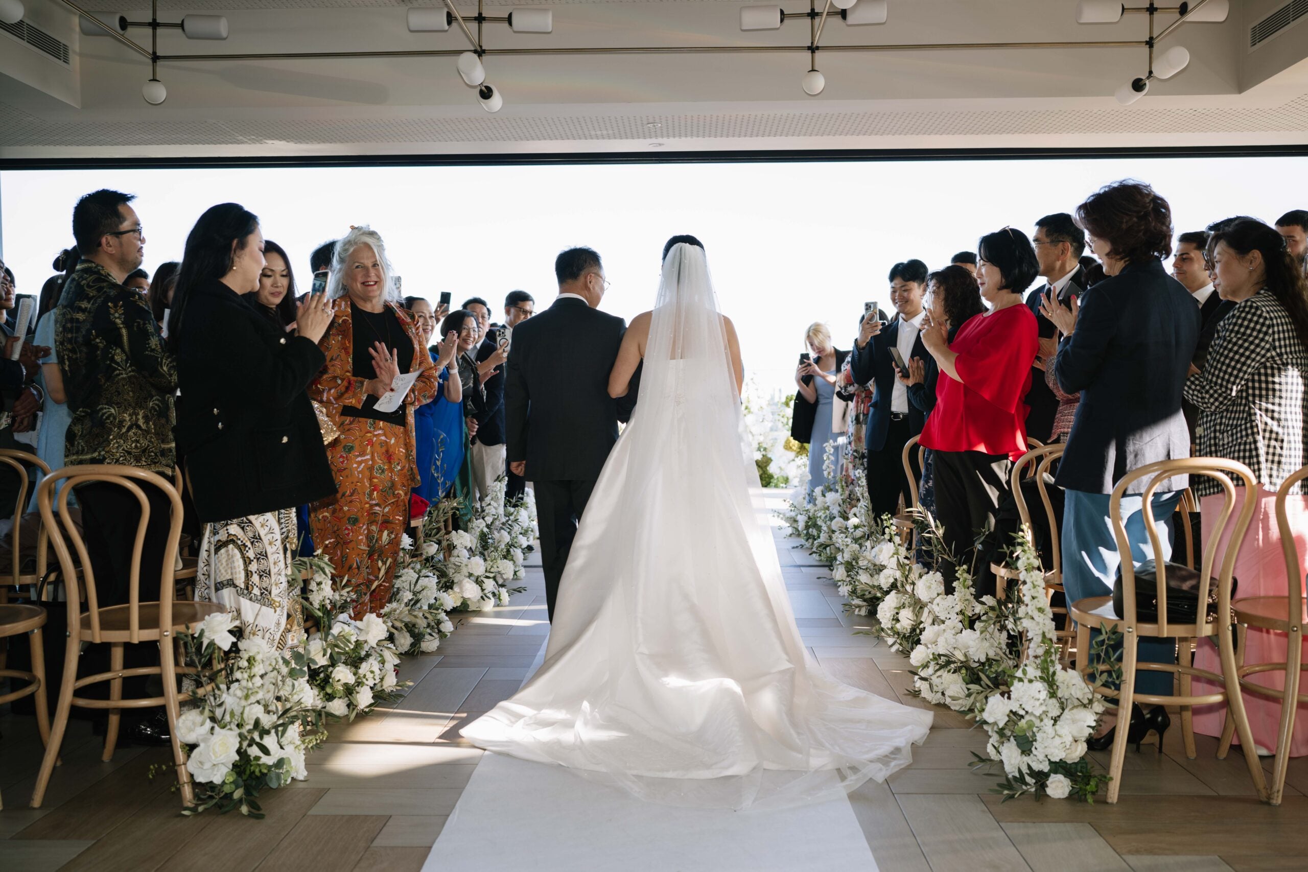 Custom gown by Aston Bridal