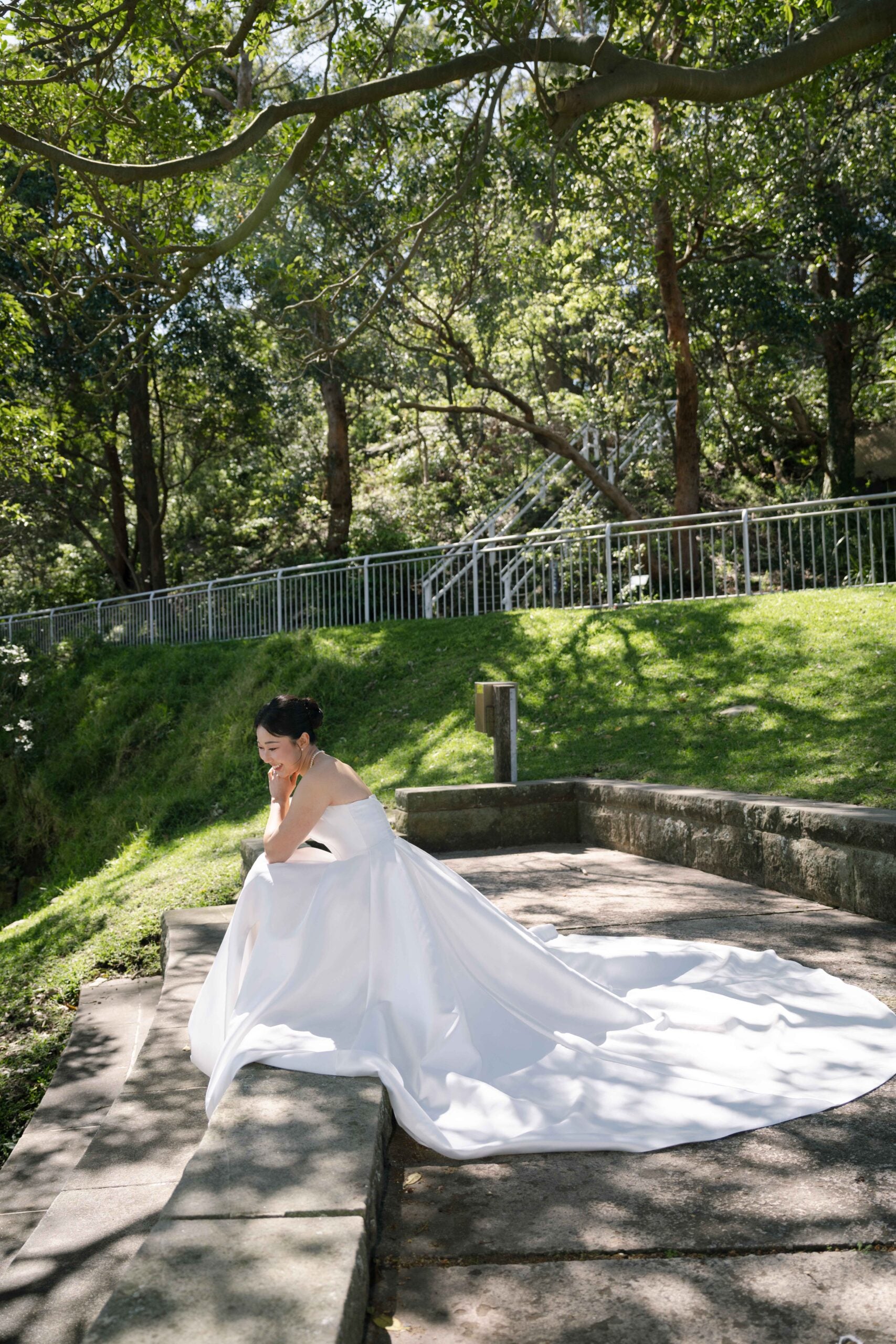 Custom gown by Aston Bridal