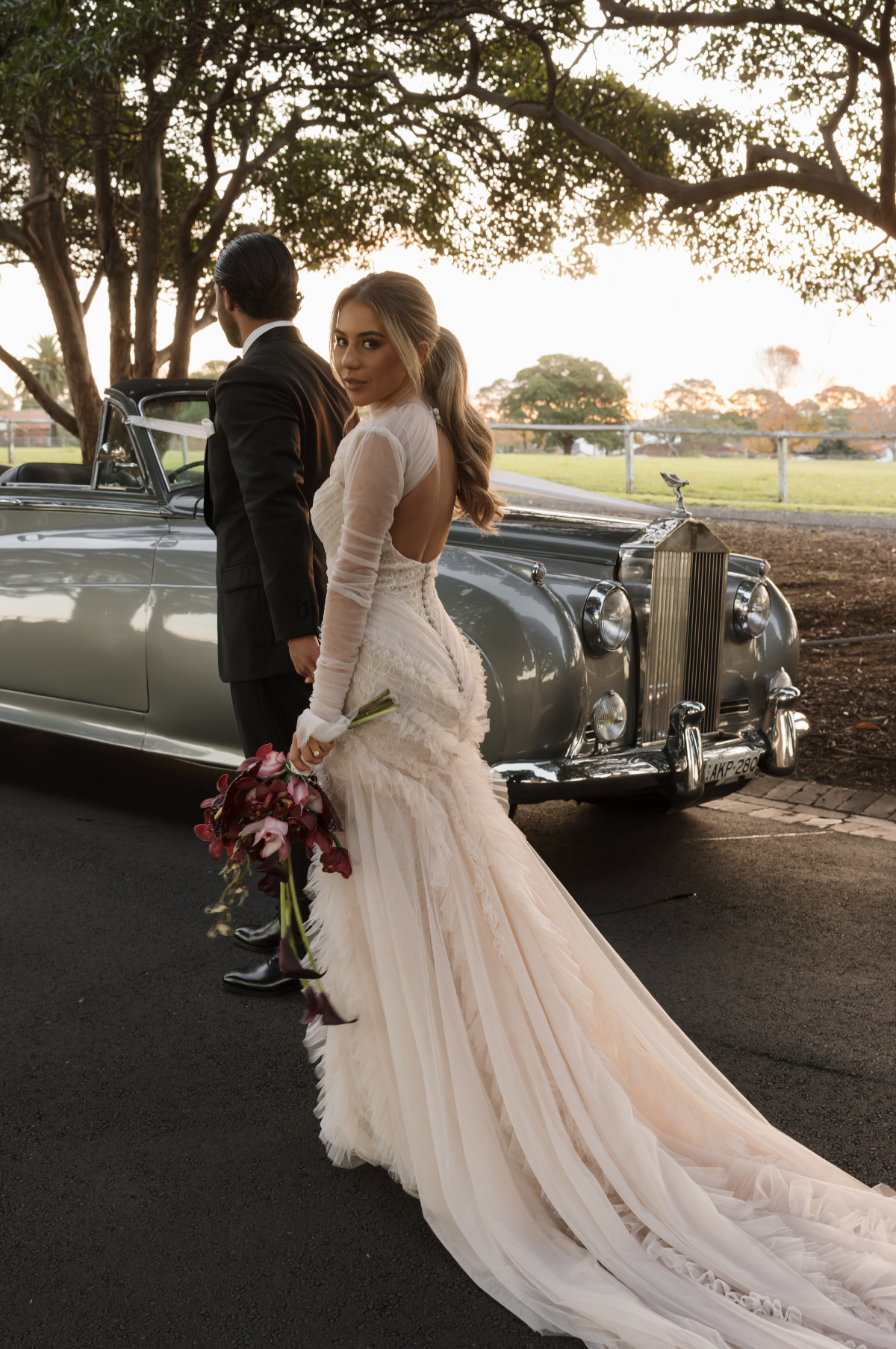 Bespoke Tulle & Lace Wedding Gown
