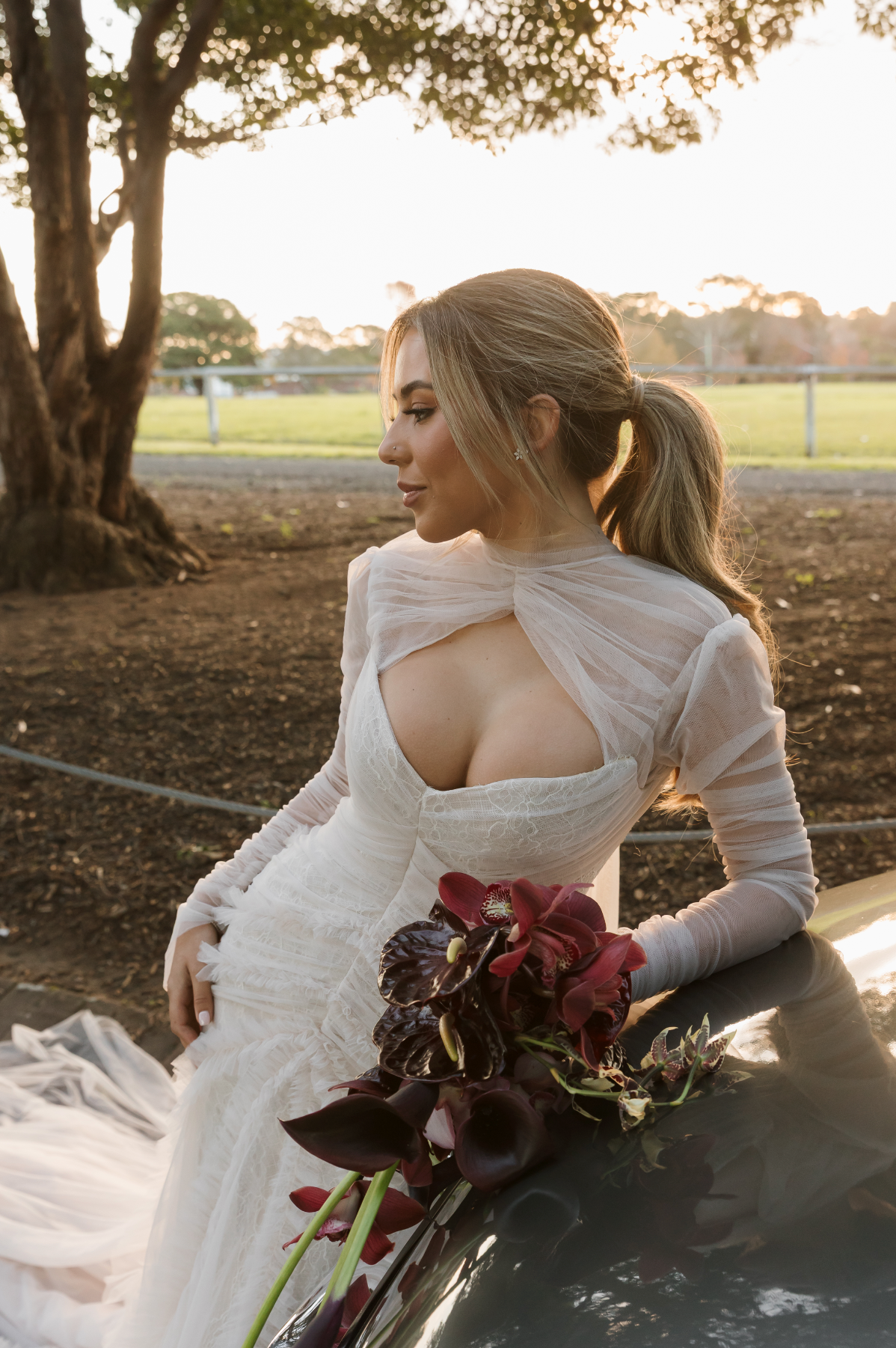 Bespoke Tulle & Lace Wedding Gown