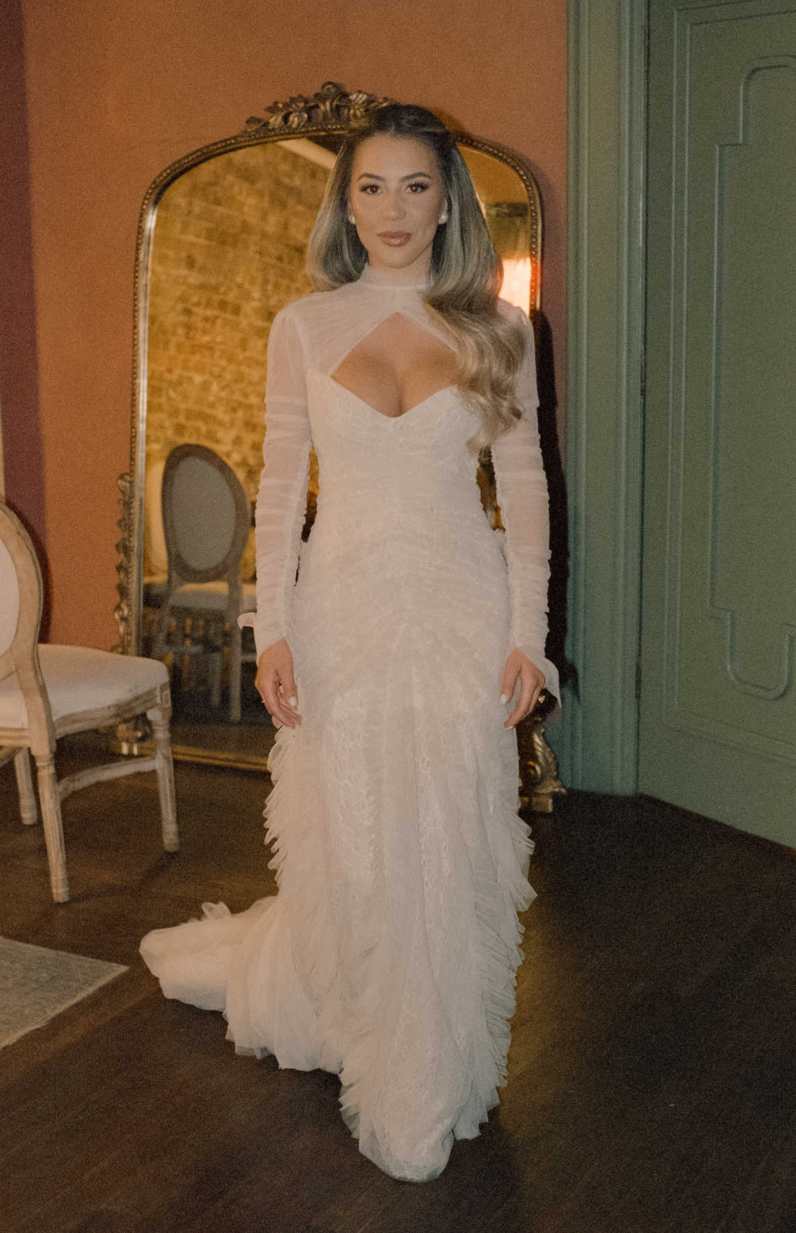 Bespoke Tulle & Lace Wedding Gown
