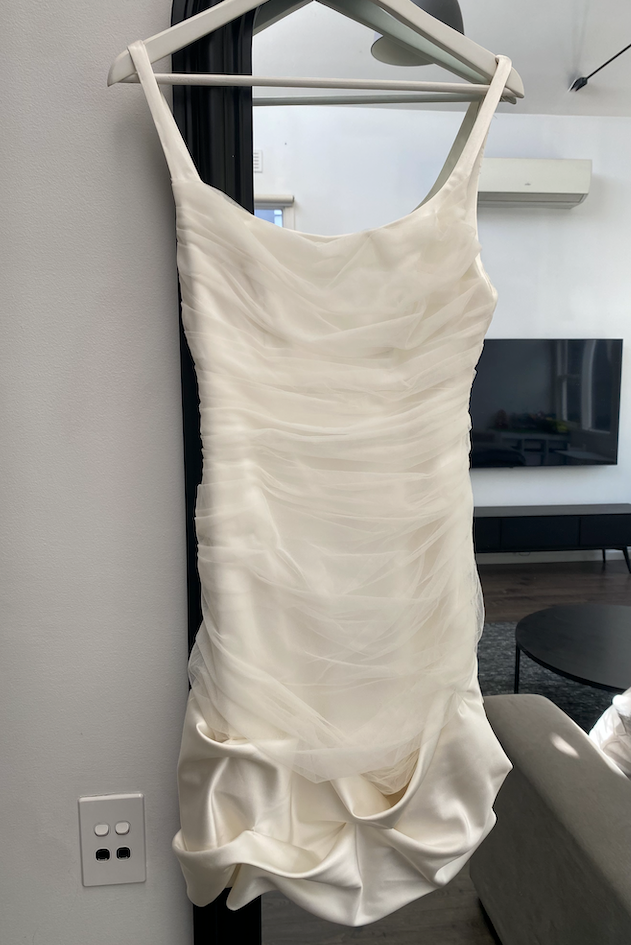 Judith Penak White Mini Party Dress / Second look dress