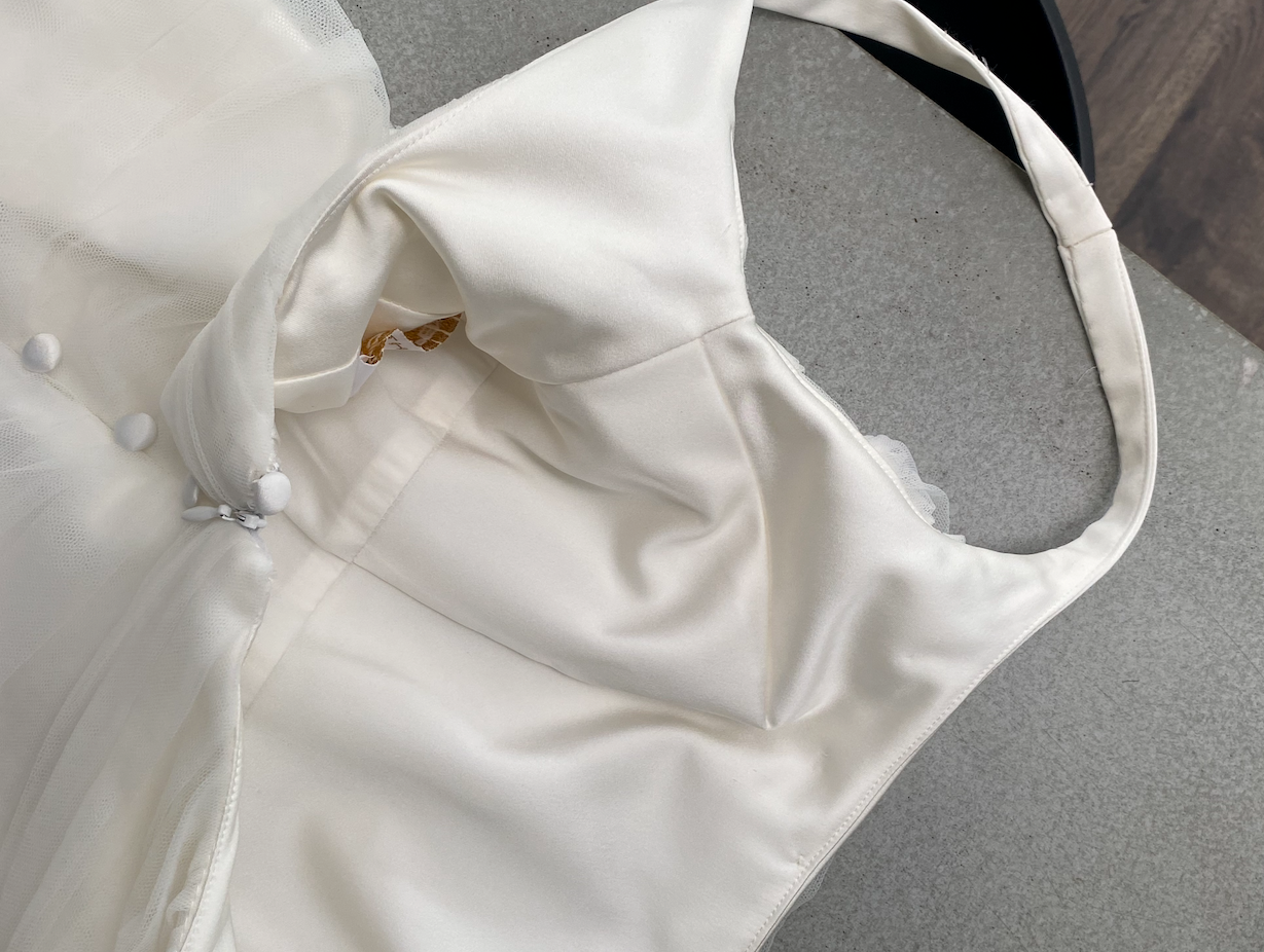 Judith Penak White Mini Party Dress / Second look dress