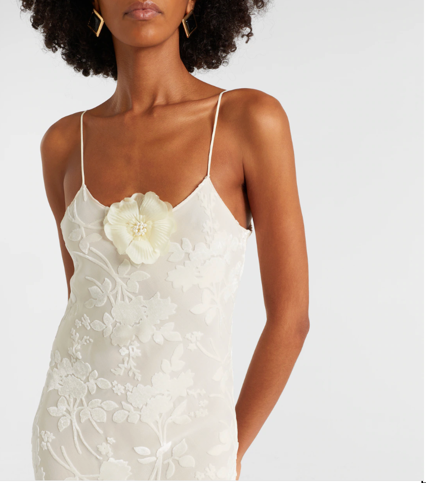 Rodarte Devore Floral Velvet Gown US0 sold out online!