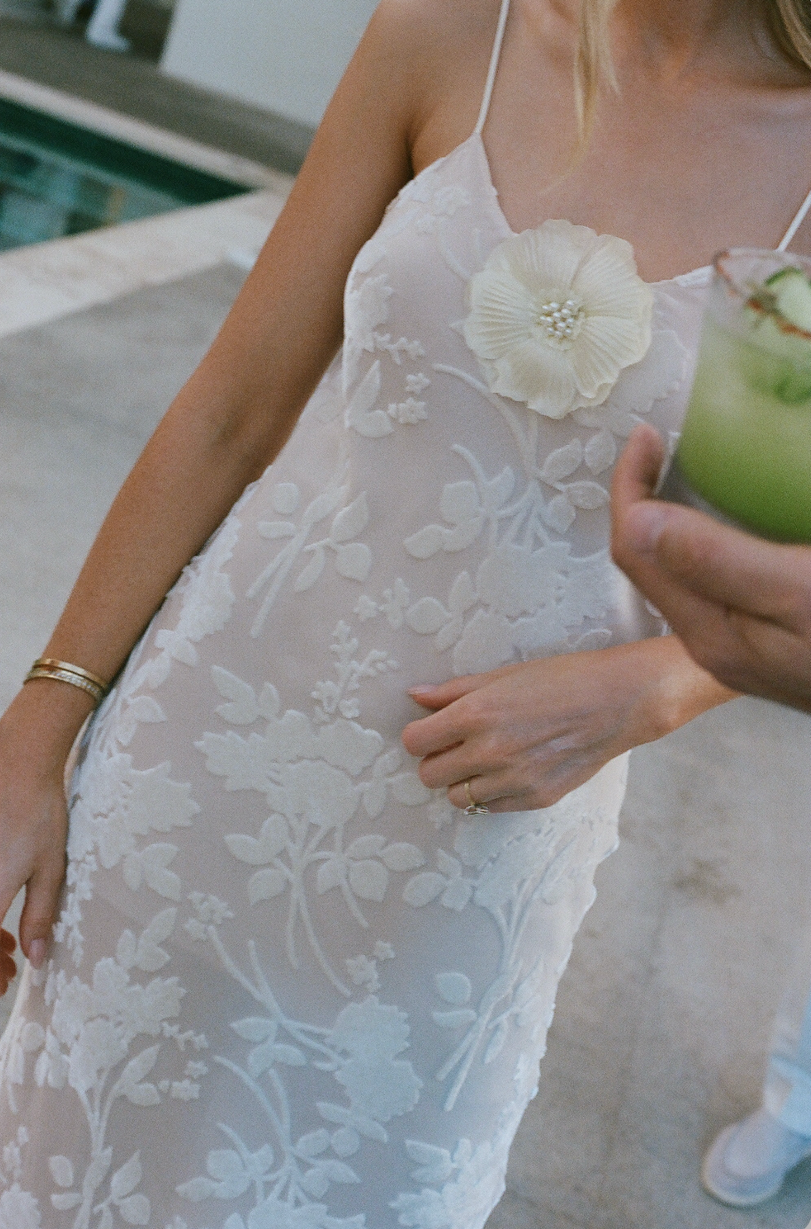Rodarte Devore Floral Velvet Gown US0 sold out online!