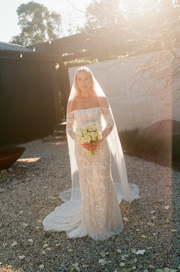 WONÁ Concept Tulum Gown + Eva Lendel Paradise Over Skirt