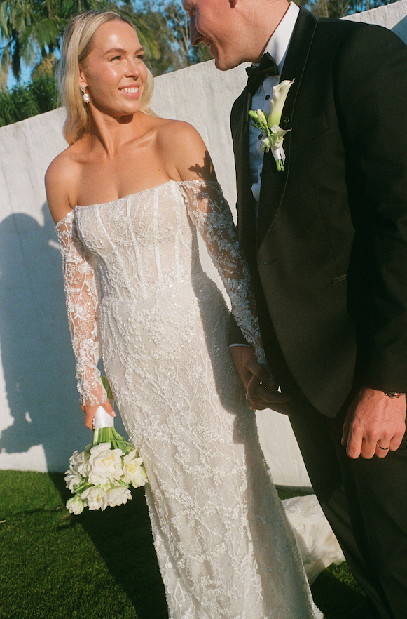 WONÁ Concept Tulum Gown + Eva Lendel Paradise Over Skirt