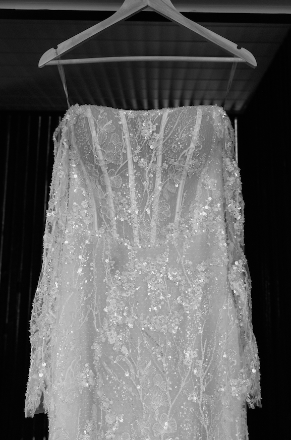 WONÁ Concept Tulum Gown + Eva Lendel Paradise Over Skirt