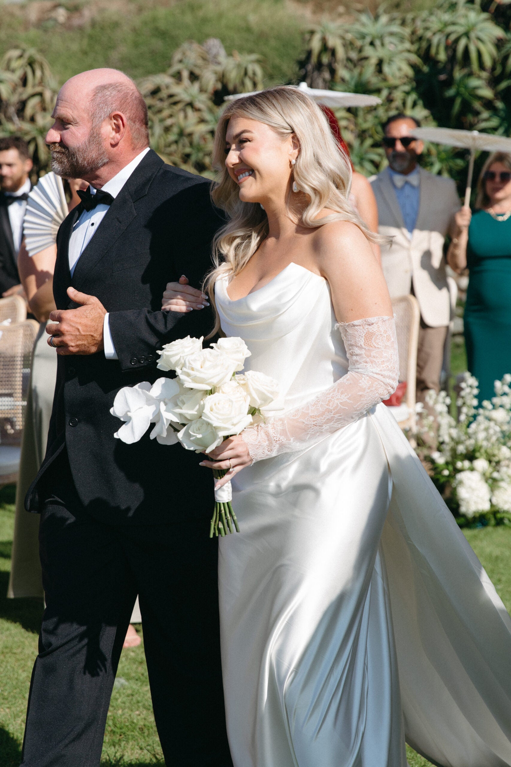 Vivienne Westwood Galaxy Custom Gown in Pearl White