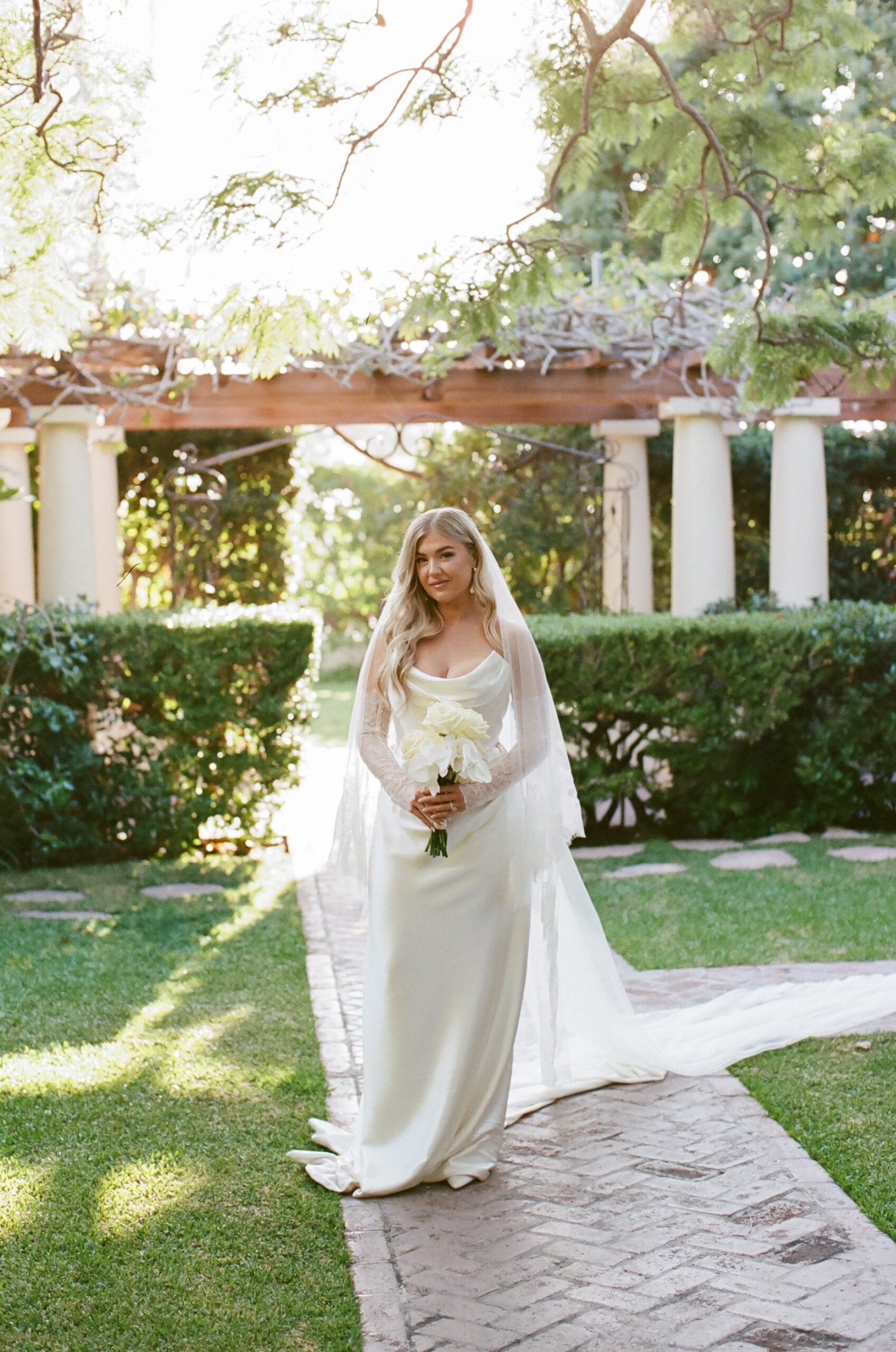 Vivienne Westwood Galaxy Custom Gown in Pearl White