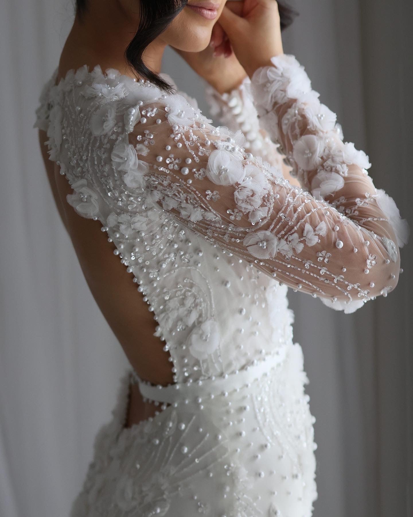 Custom Steven Khalil Wedding Gown