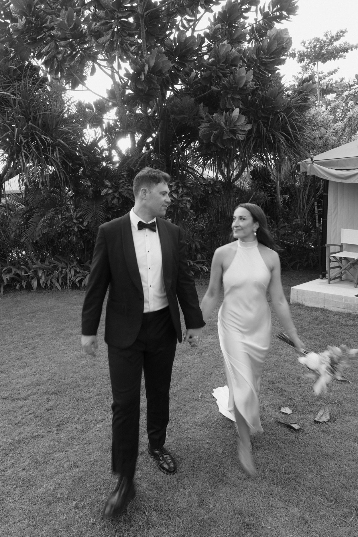 Caitlin Crisp Custom Halter Gown.