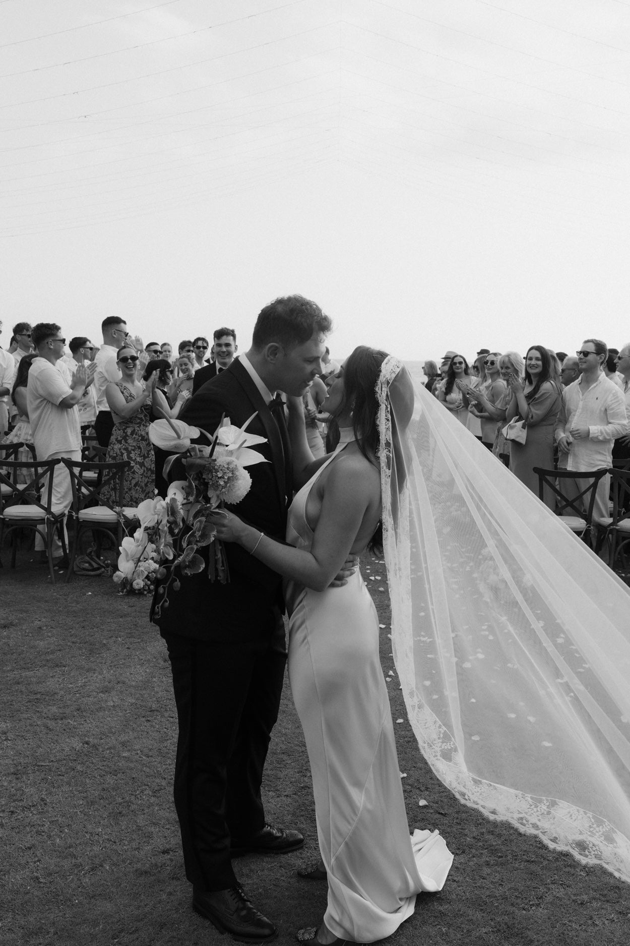 Caitlin Crisp Custom Halter Gown.