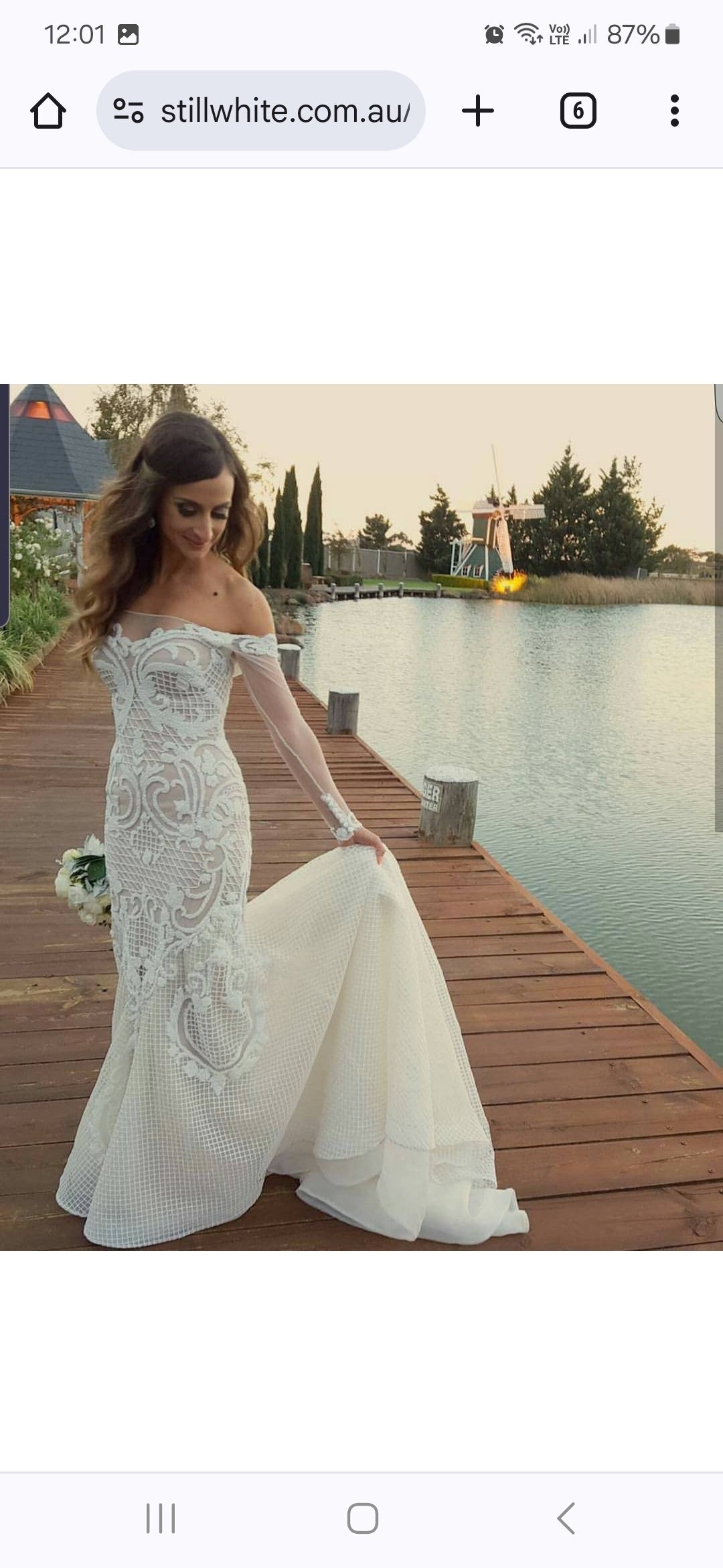 Craig Braybrook couture wedding dress