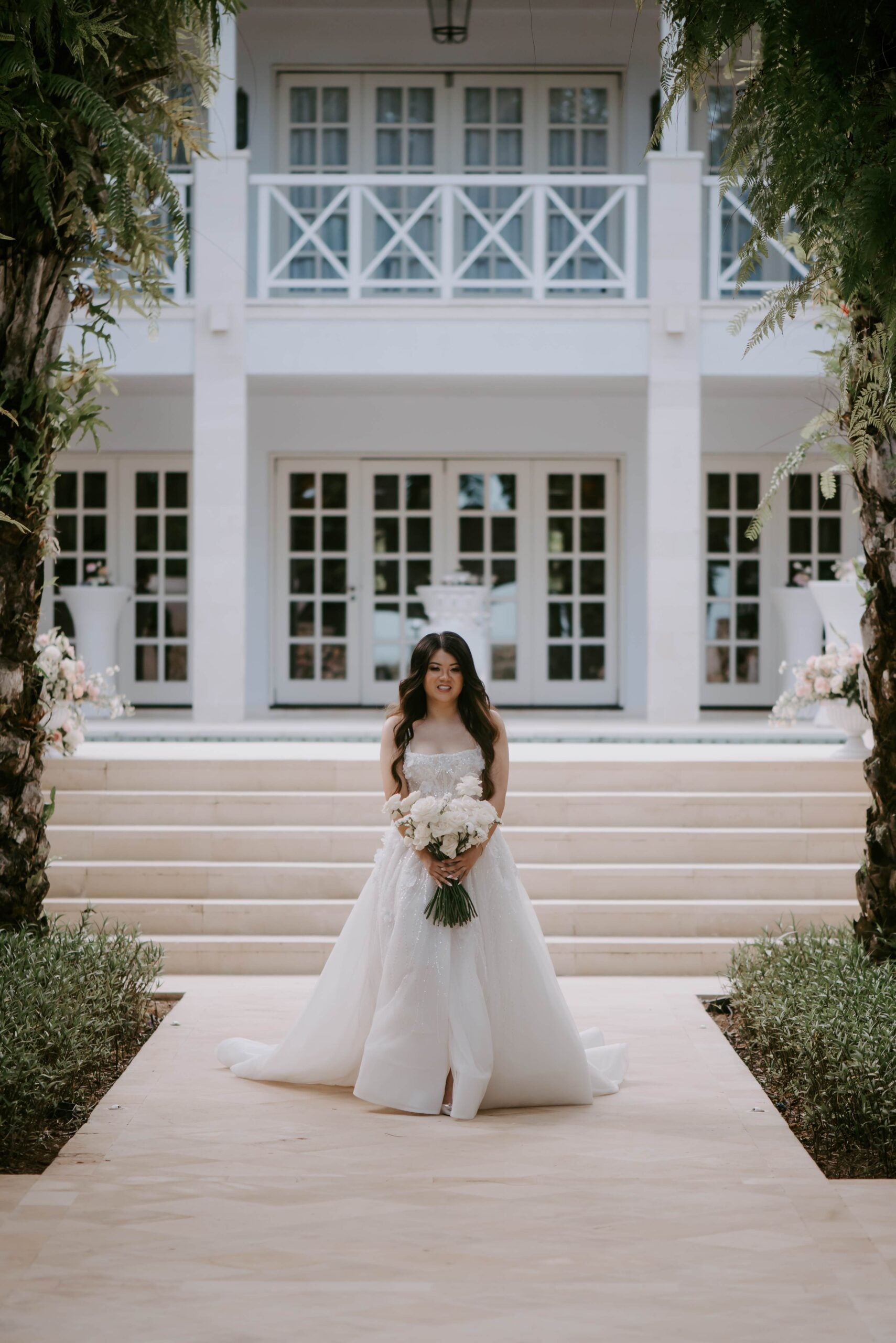 Pallas Couture Gown and Veil