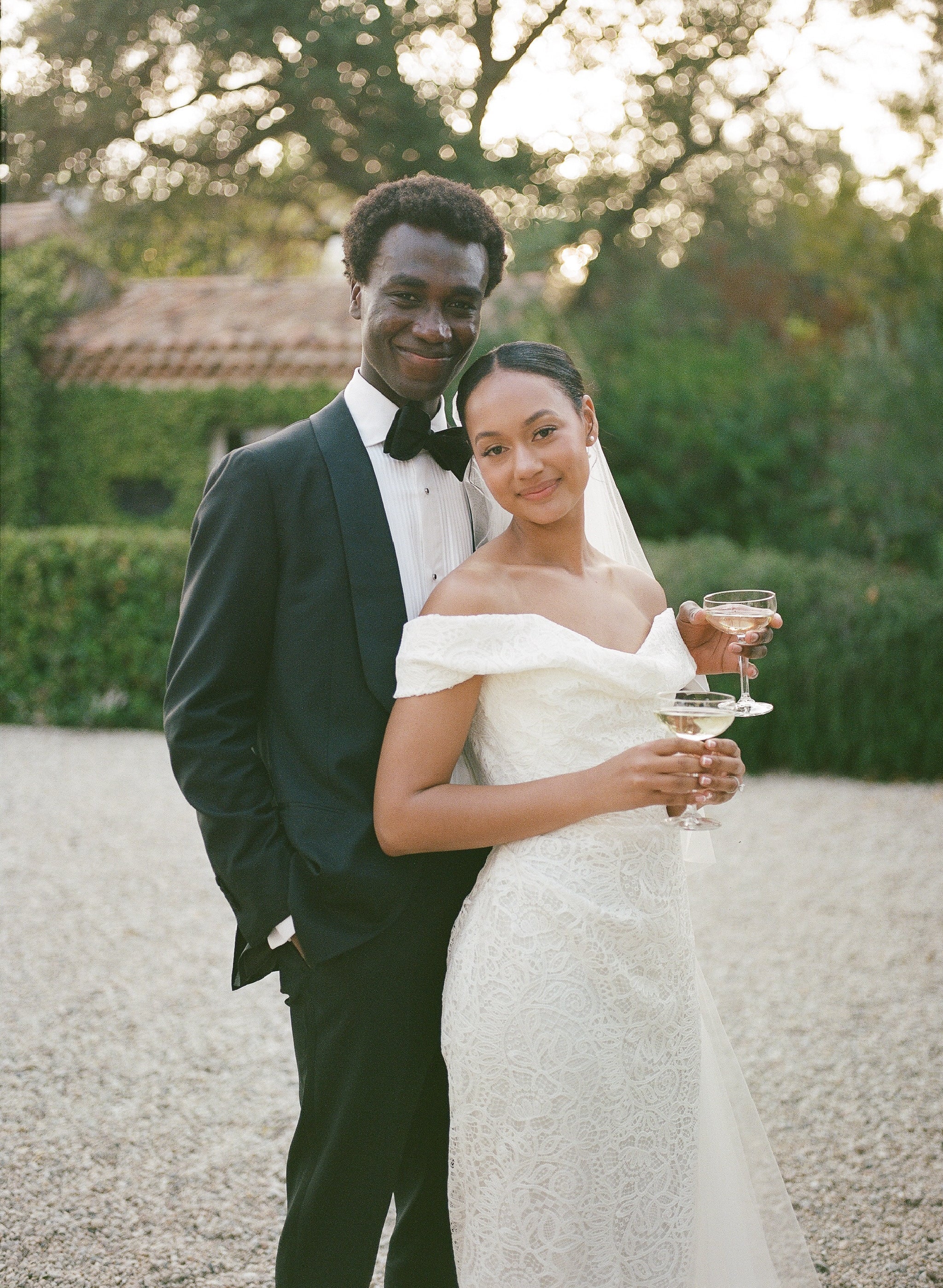 Dominique Wore Vivienne Westwood to Marry Kojo at an Intimate Candlelit Wedding in Orange County