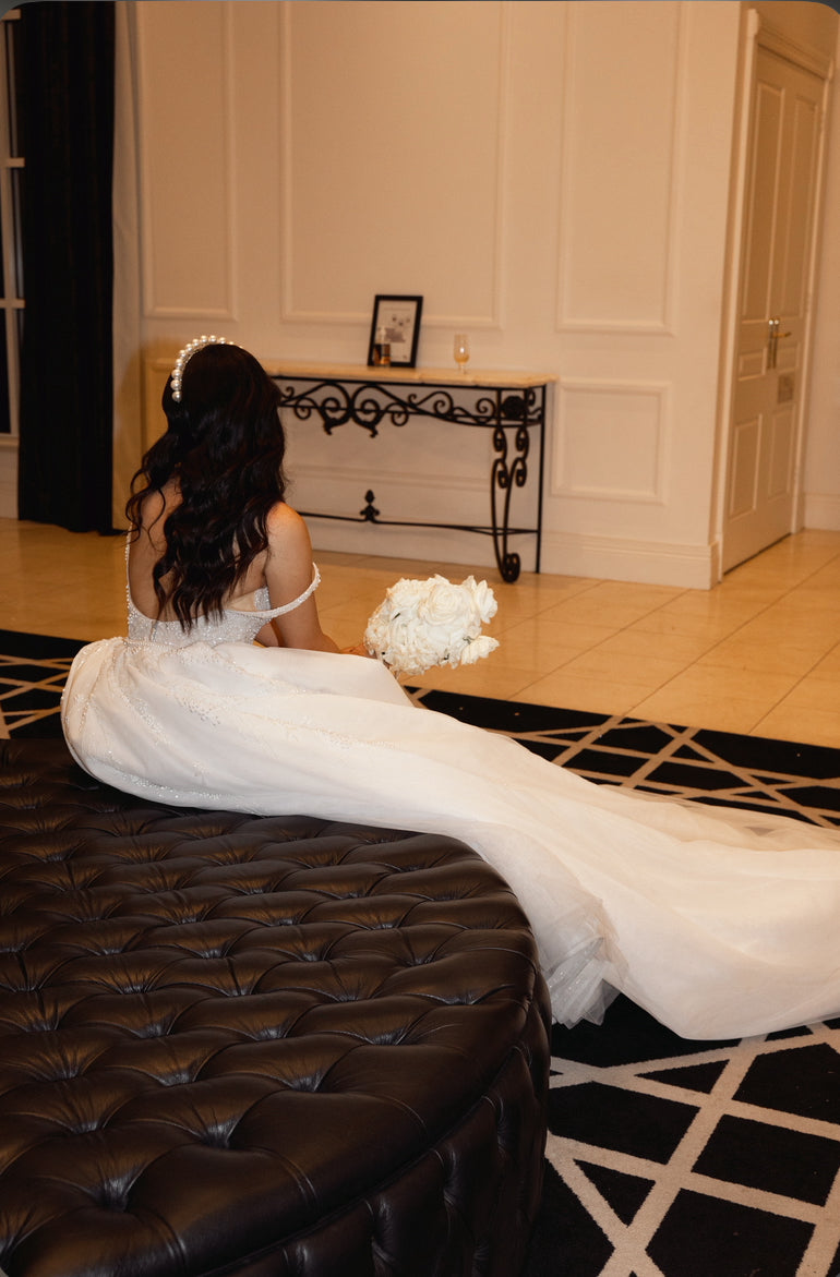 Alin Le' Kal Custom couture wedding gown