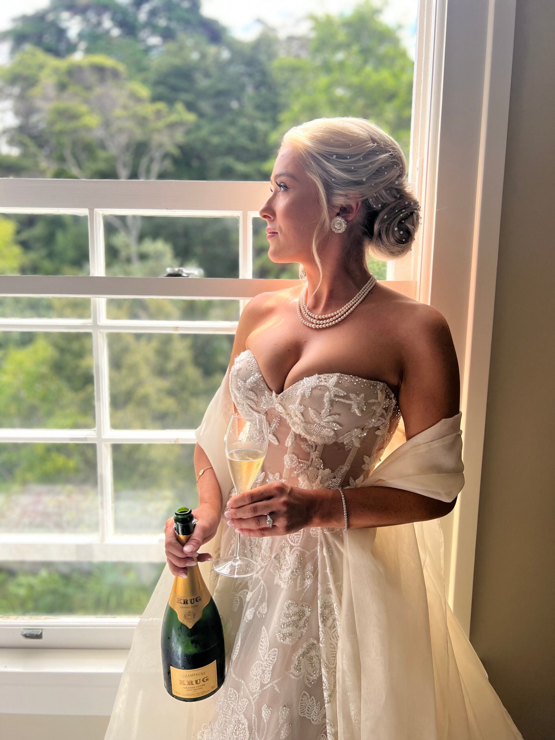 Galia Lahav Georgia + detachable cape