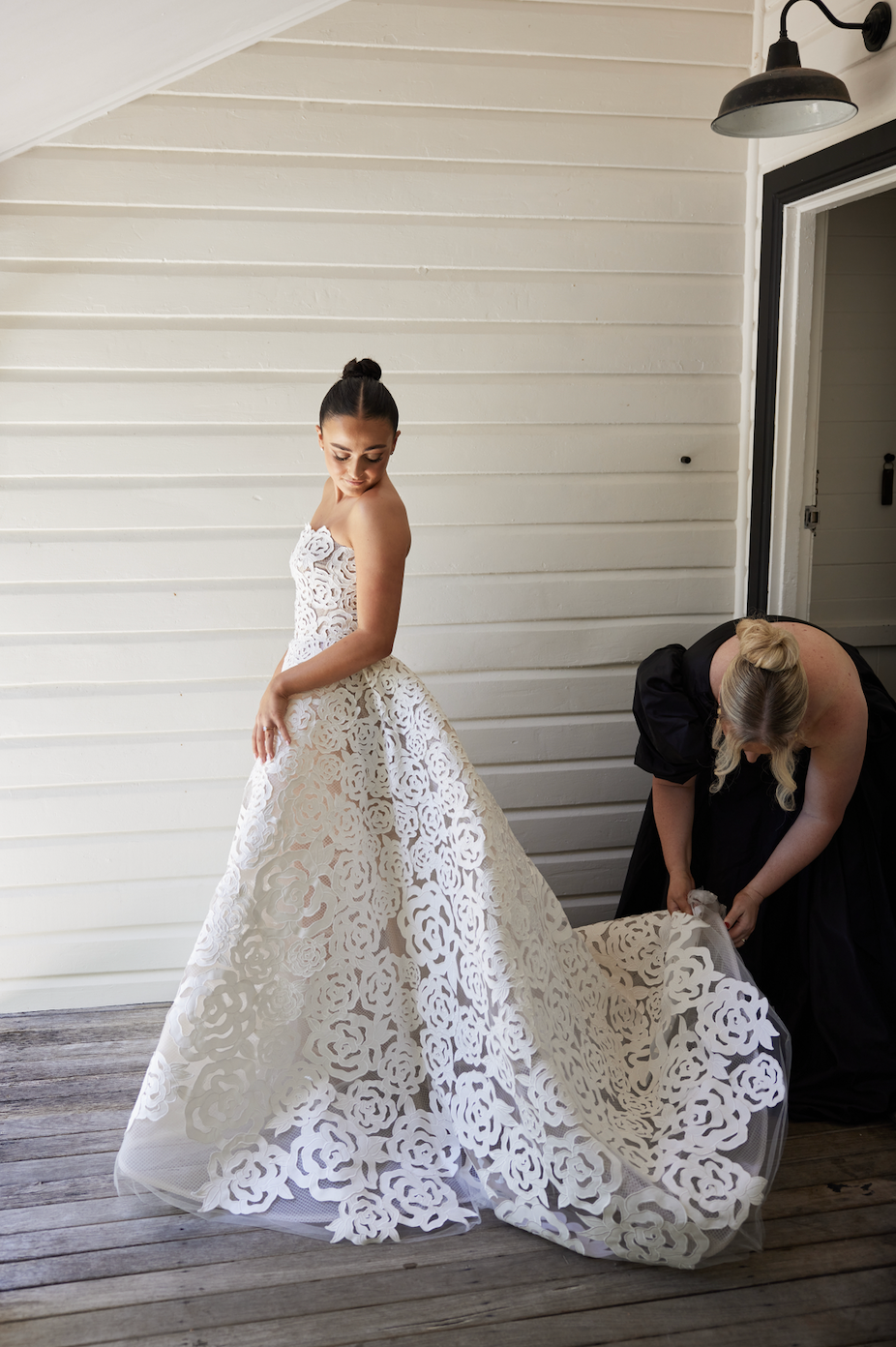 Oscar de la Renta Rose Gown
