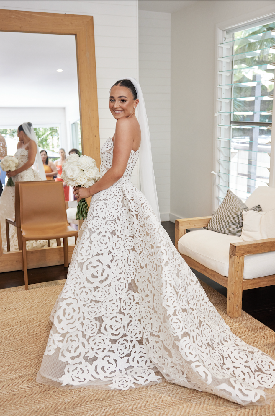 Oscar de la Renta Rose Gown