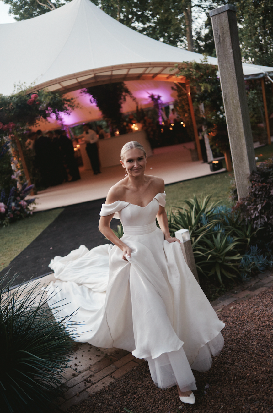 CUSTOM GOWN BY STEVEN KHALIL