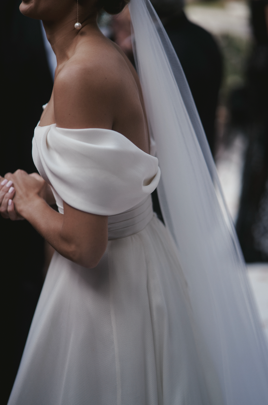 CUSTOM GOWN BY STEVEN KHALIL