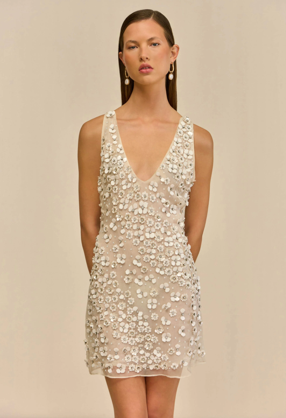 Cult Gaia Sapphira Dress - OffWhite- XXS