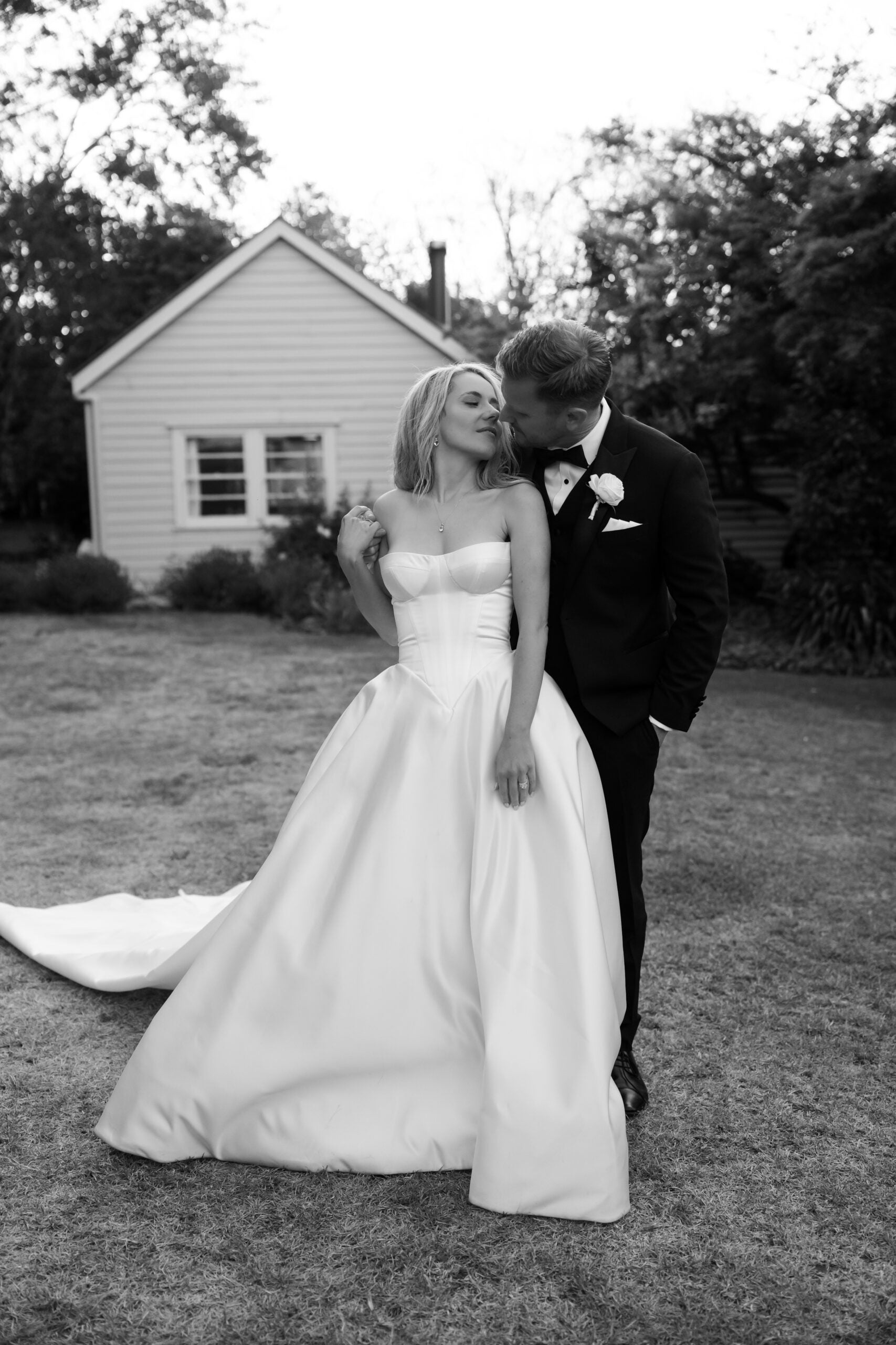 Pallas Couture Privee Custom Vivienne Gown in Silk
